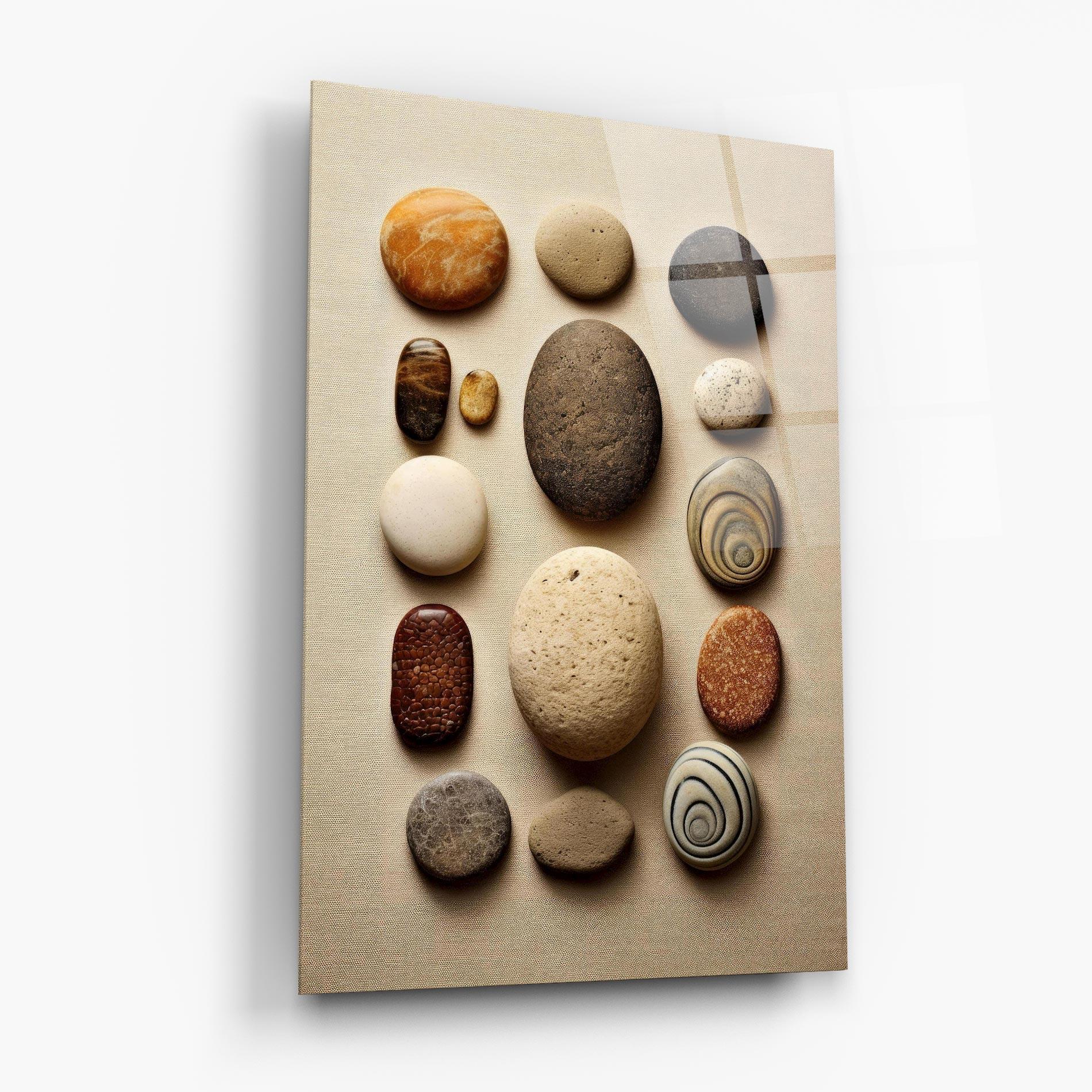 Стъклена картина Massage Stones Sand mockup 6