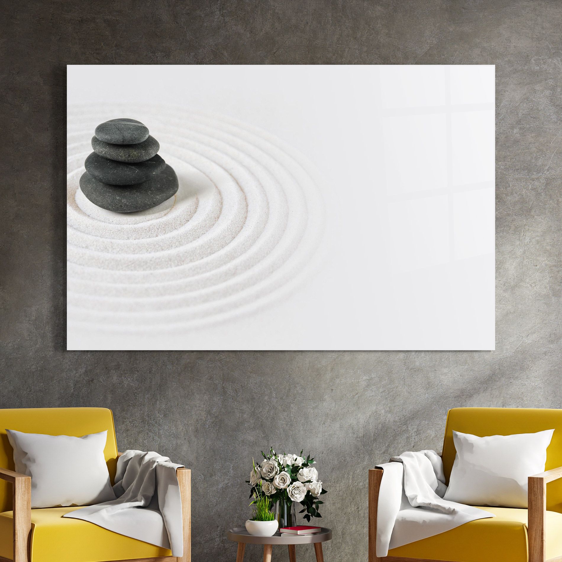 Black Stones Sand mockup 4