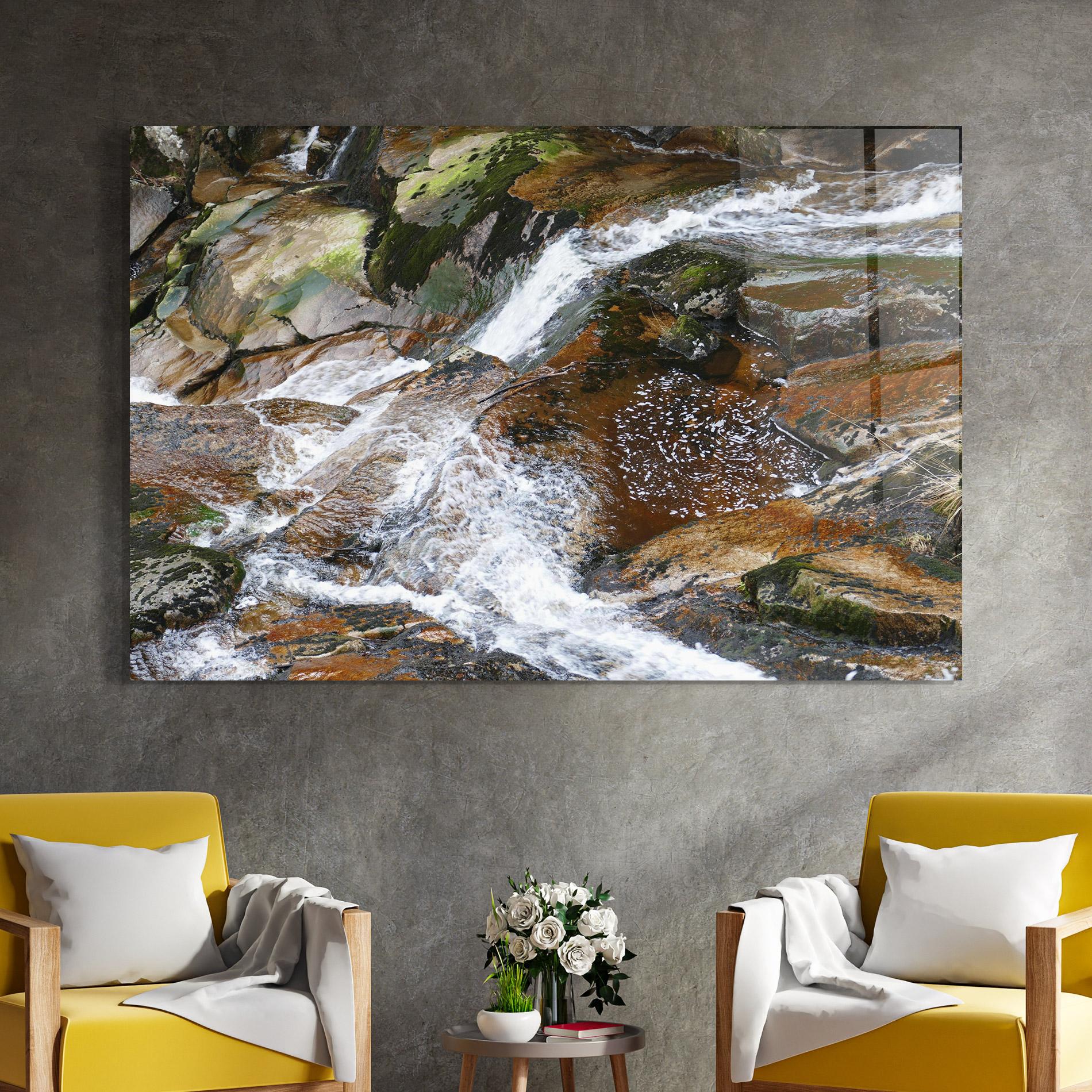 Стъклена картина Forest Peace mockup 4