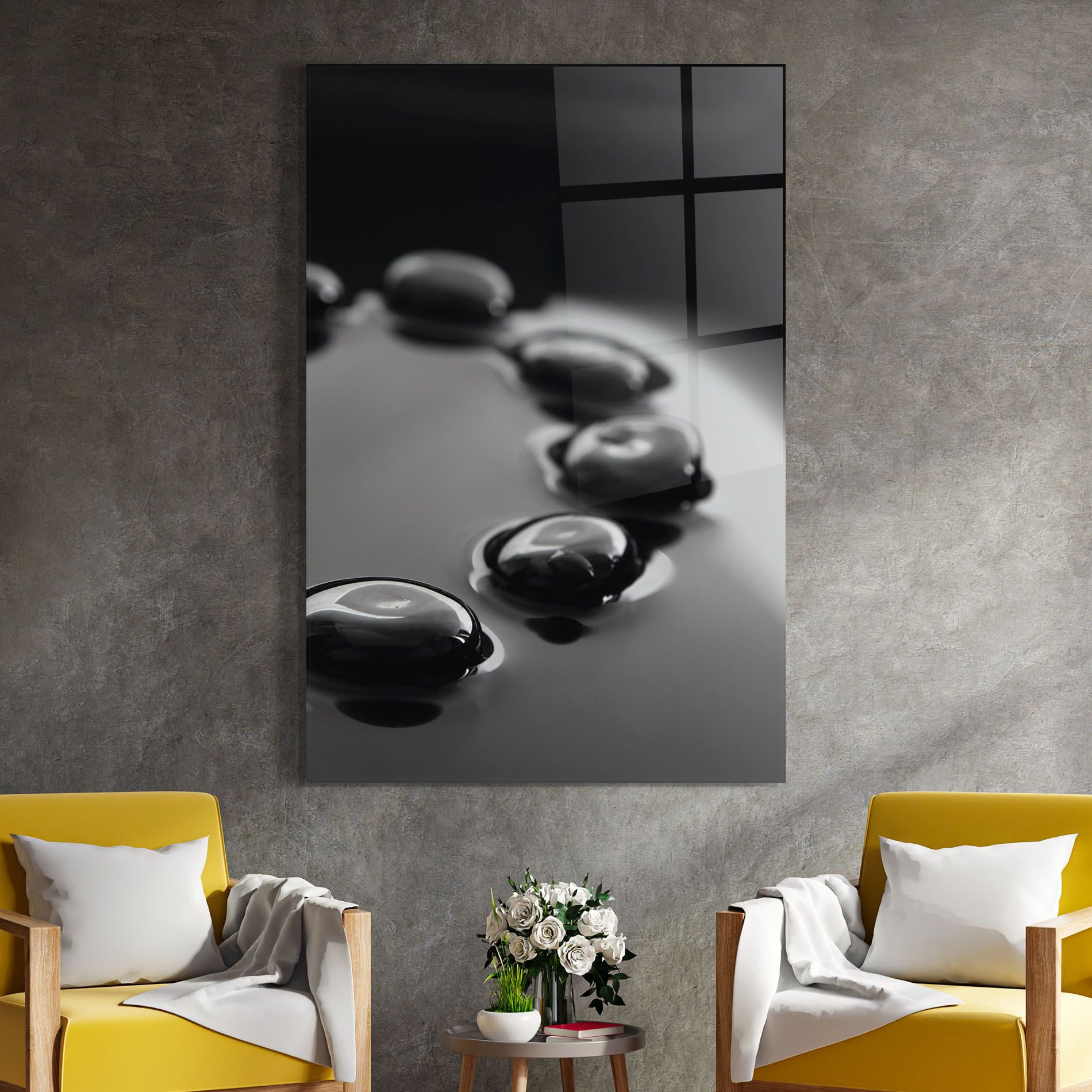 Black Small Stones mockup 4