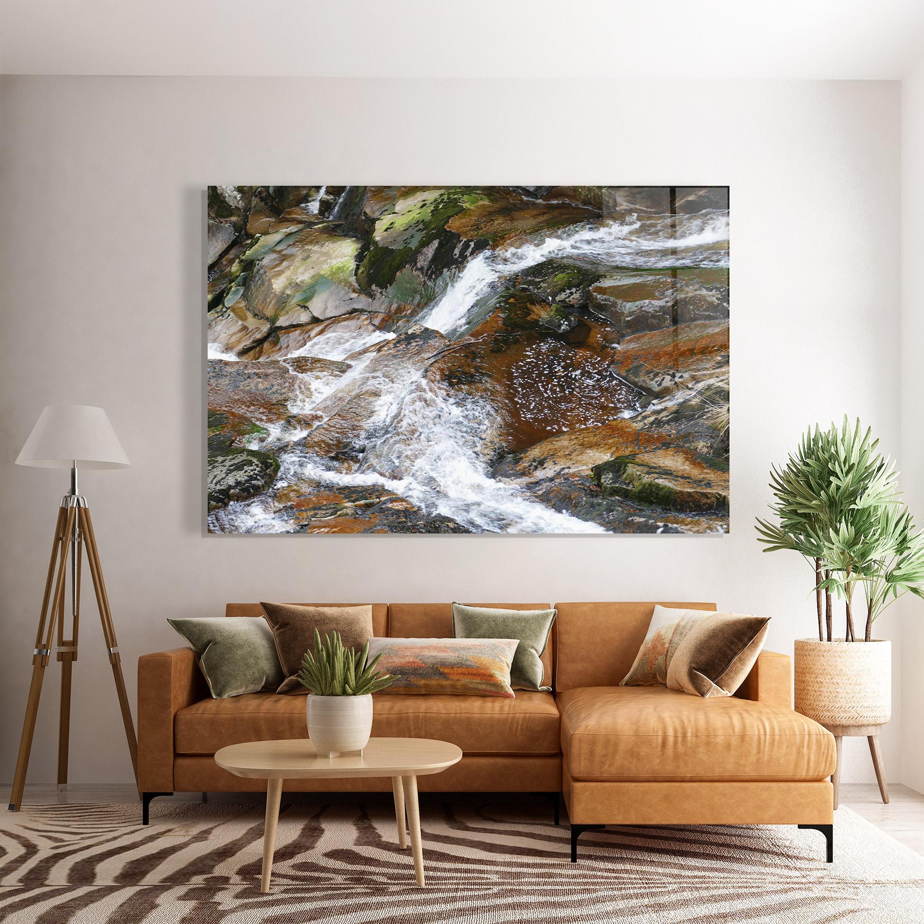 Стъклена картина Forest Peace mockup 7