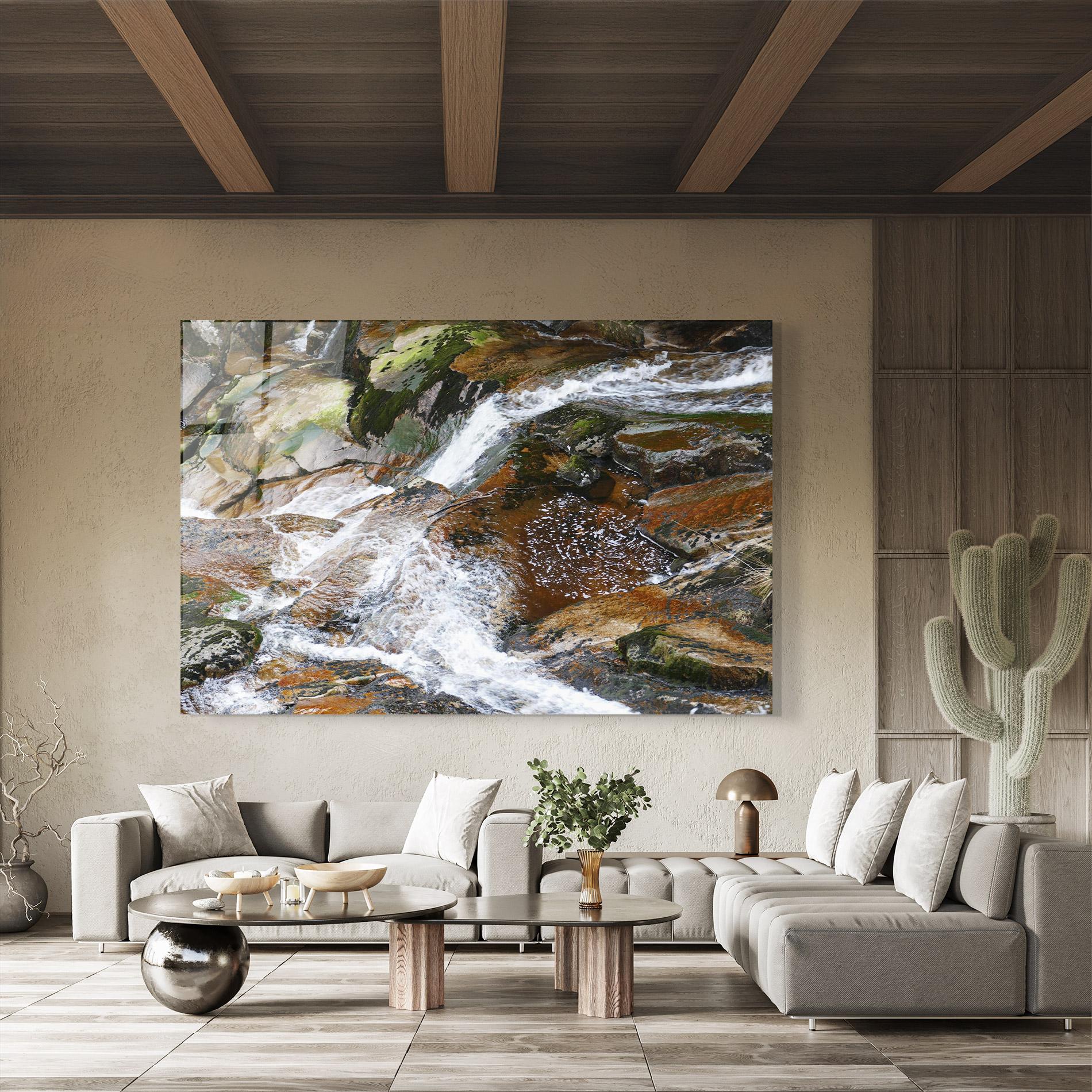 Стъклена картина Forest Peace mockup 8