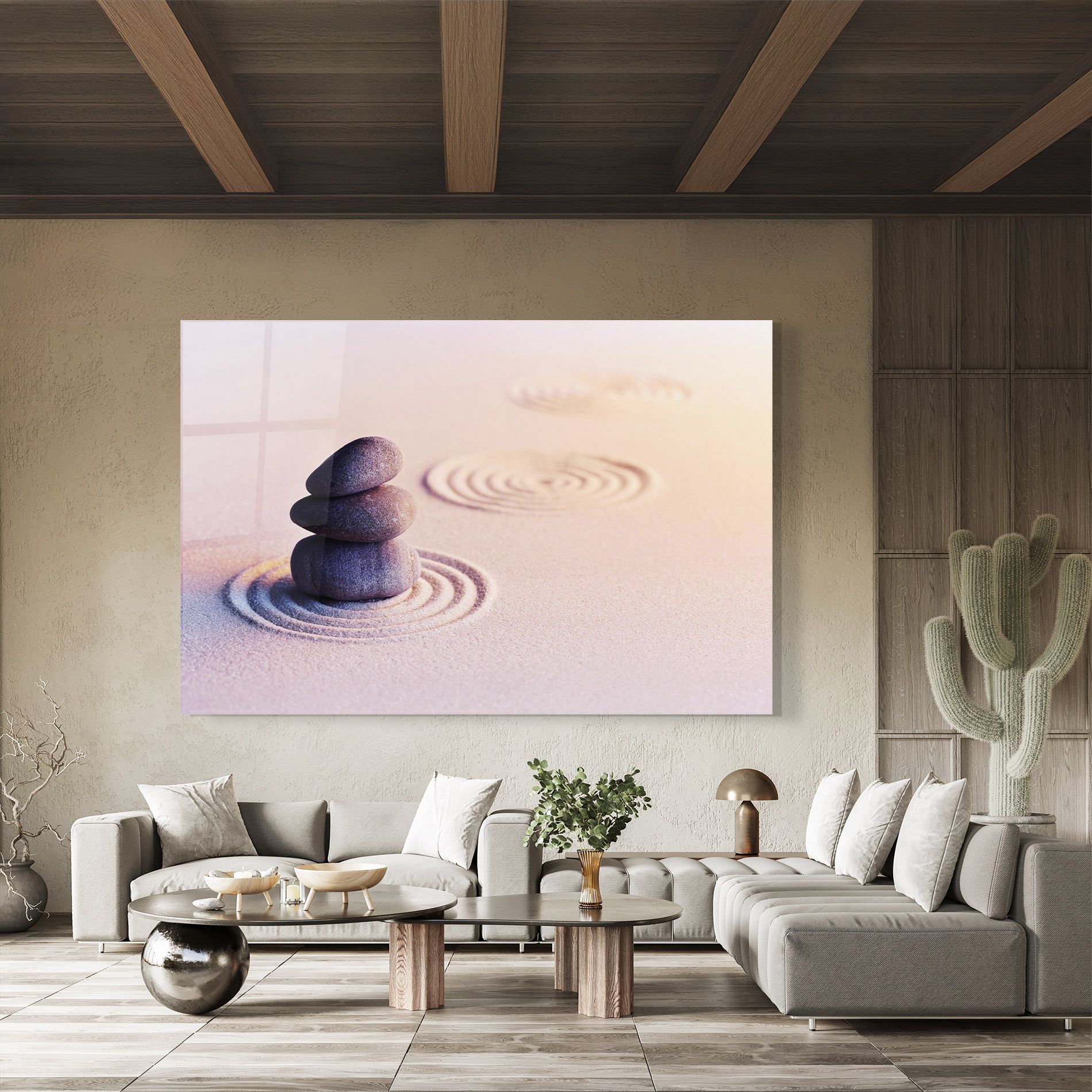 Meditation Stones Sand mockup 8