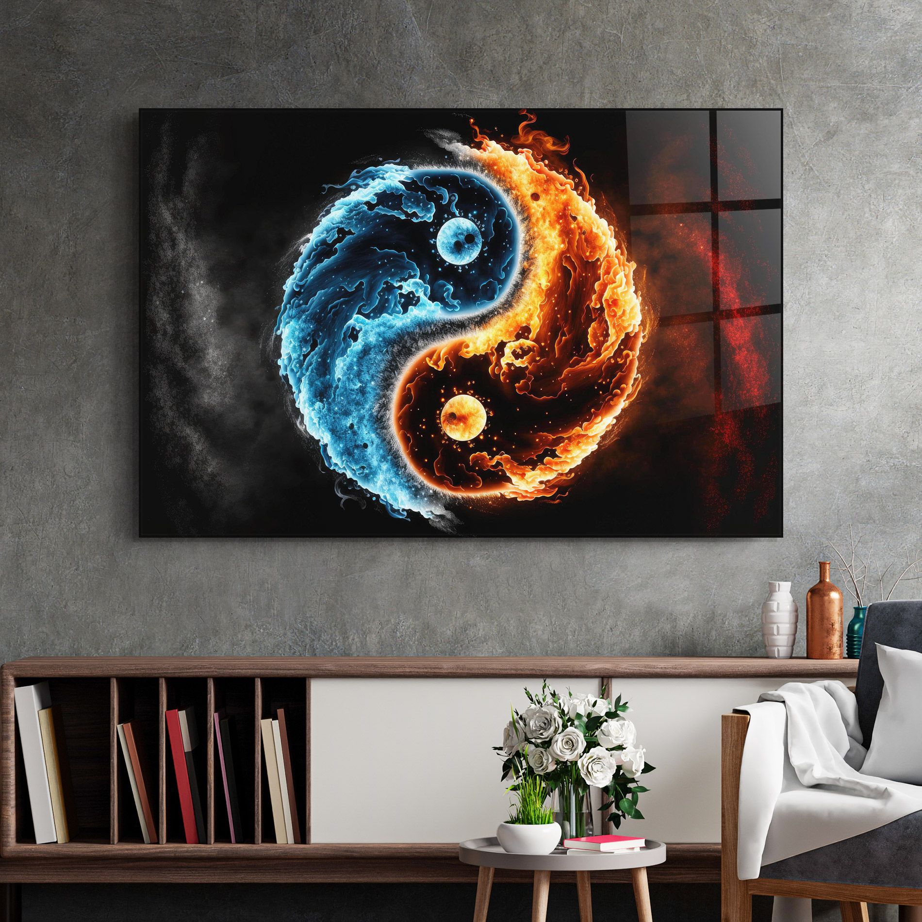 Fire Water Yinyang mockup 2