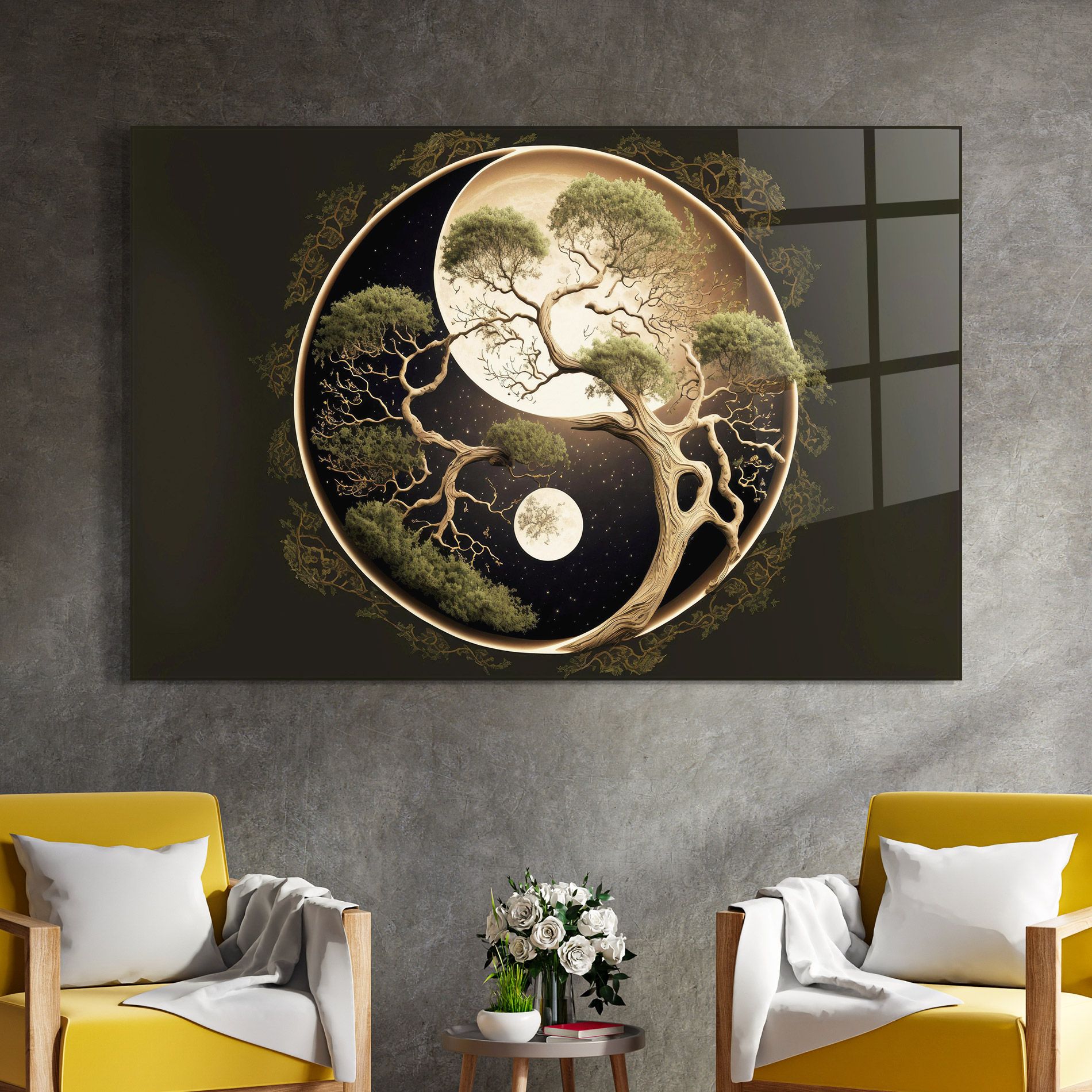 Green Tree Yinyang mockup 4