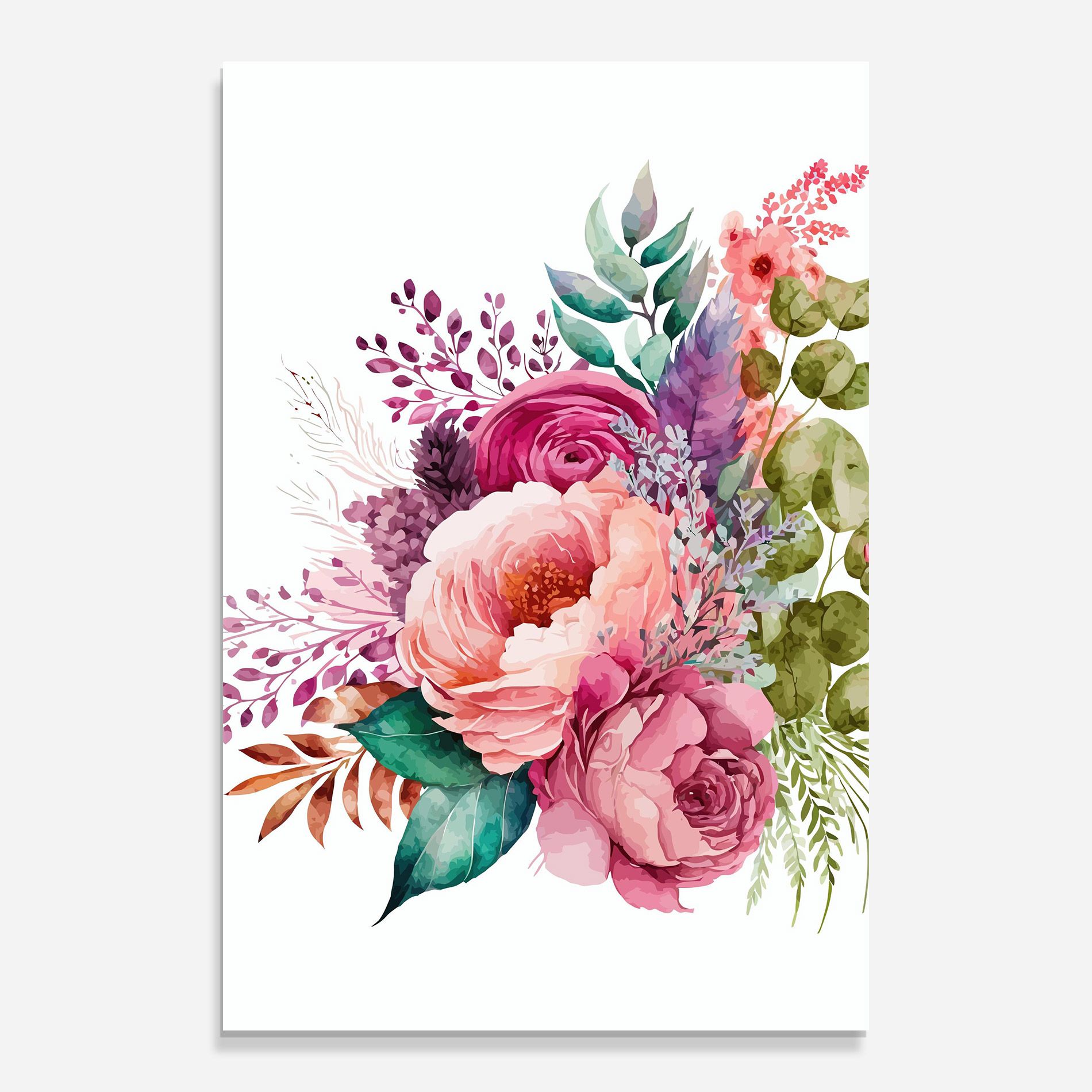 Bouquet Of Pink Roses mockup 0