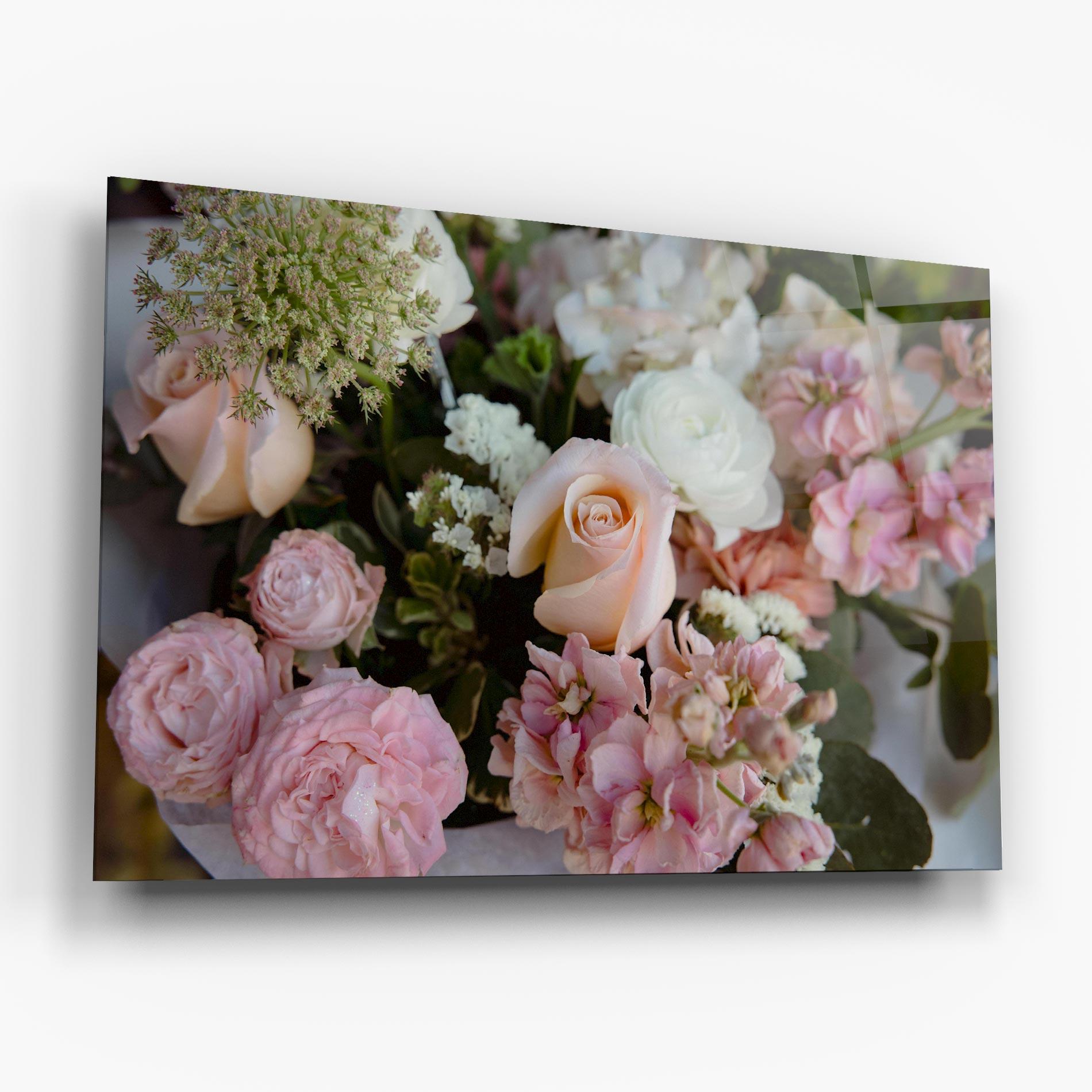 Стъклена картина Beautiful Pink Pastel mockup 6