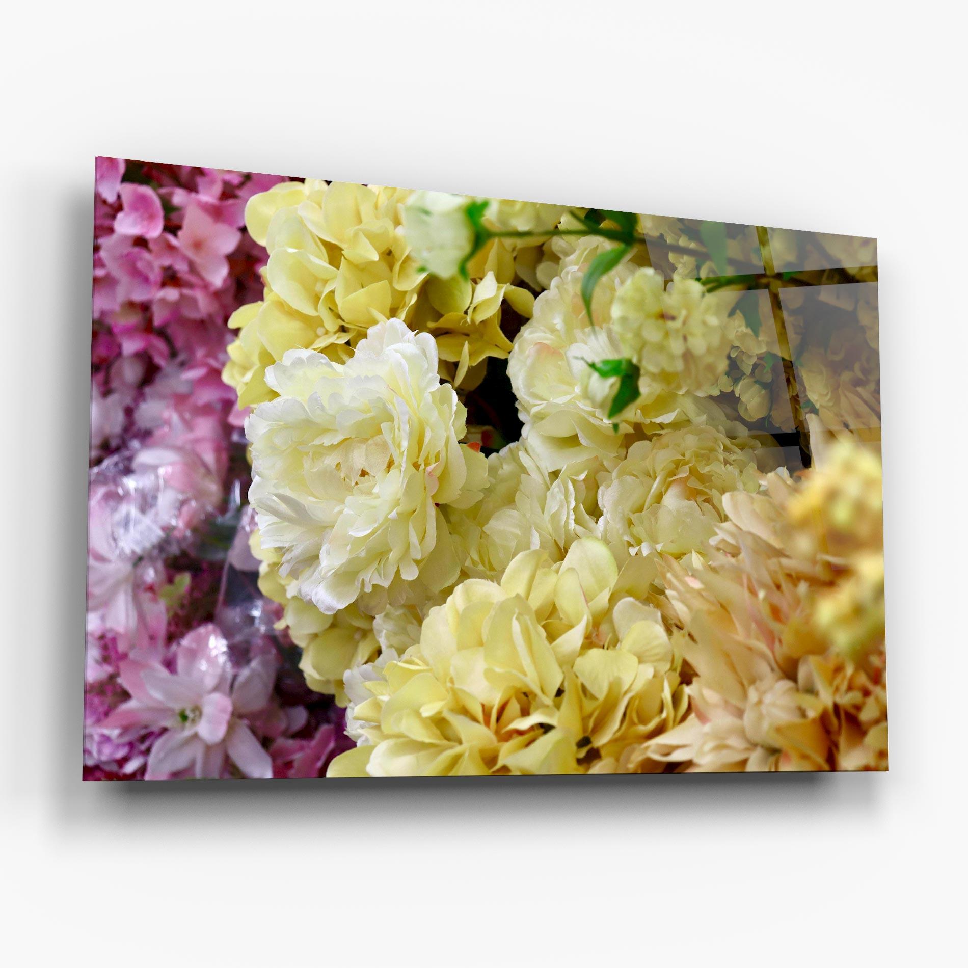 Стъклена картина Beautiful Yellow Pastel mockup 6