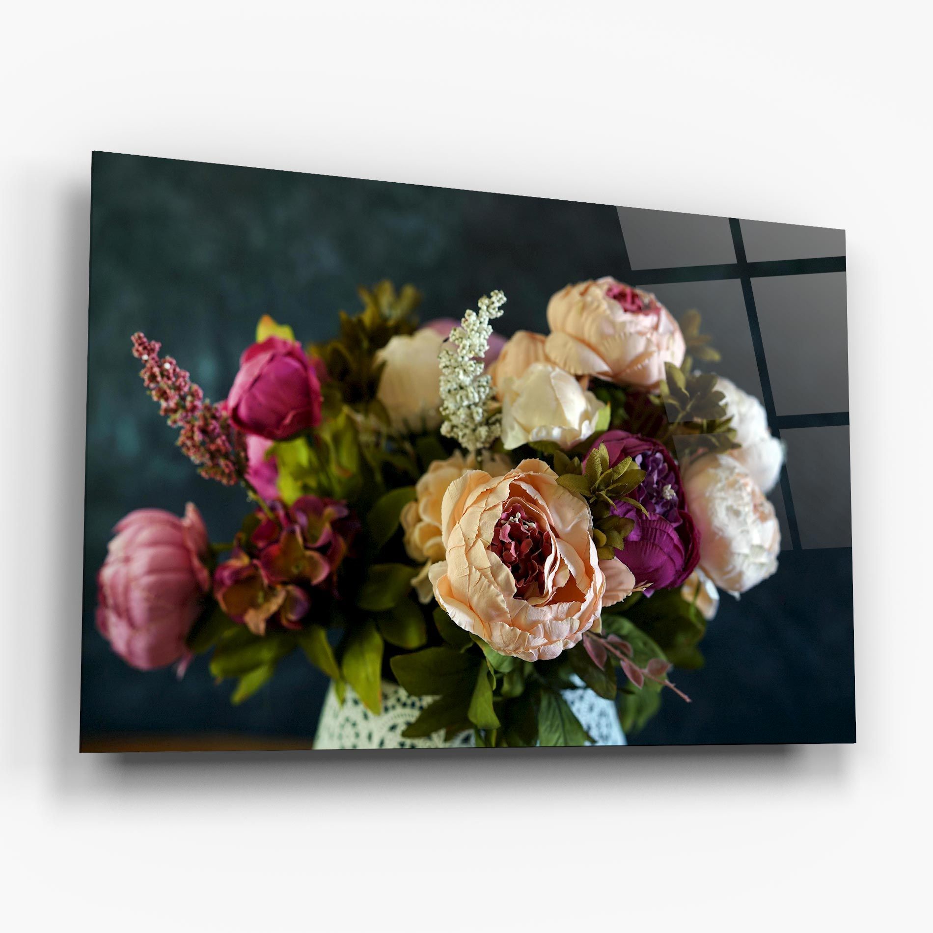 Cream Roses Bouquet mockup 6
