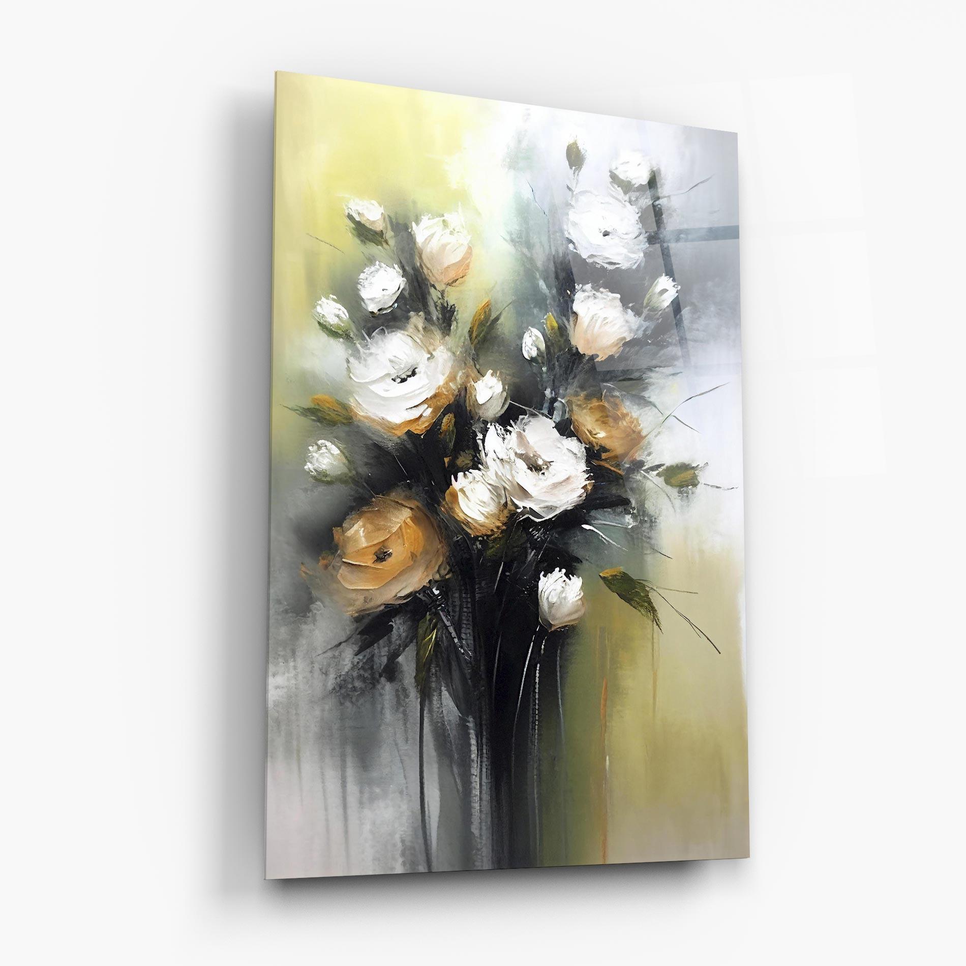 Стъклена картина Bouquet Painting mockup 6