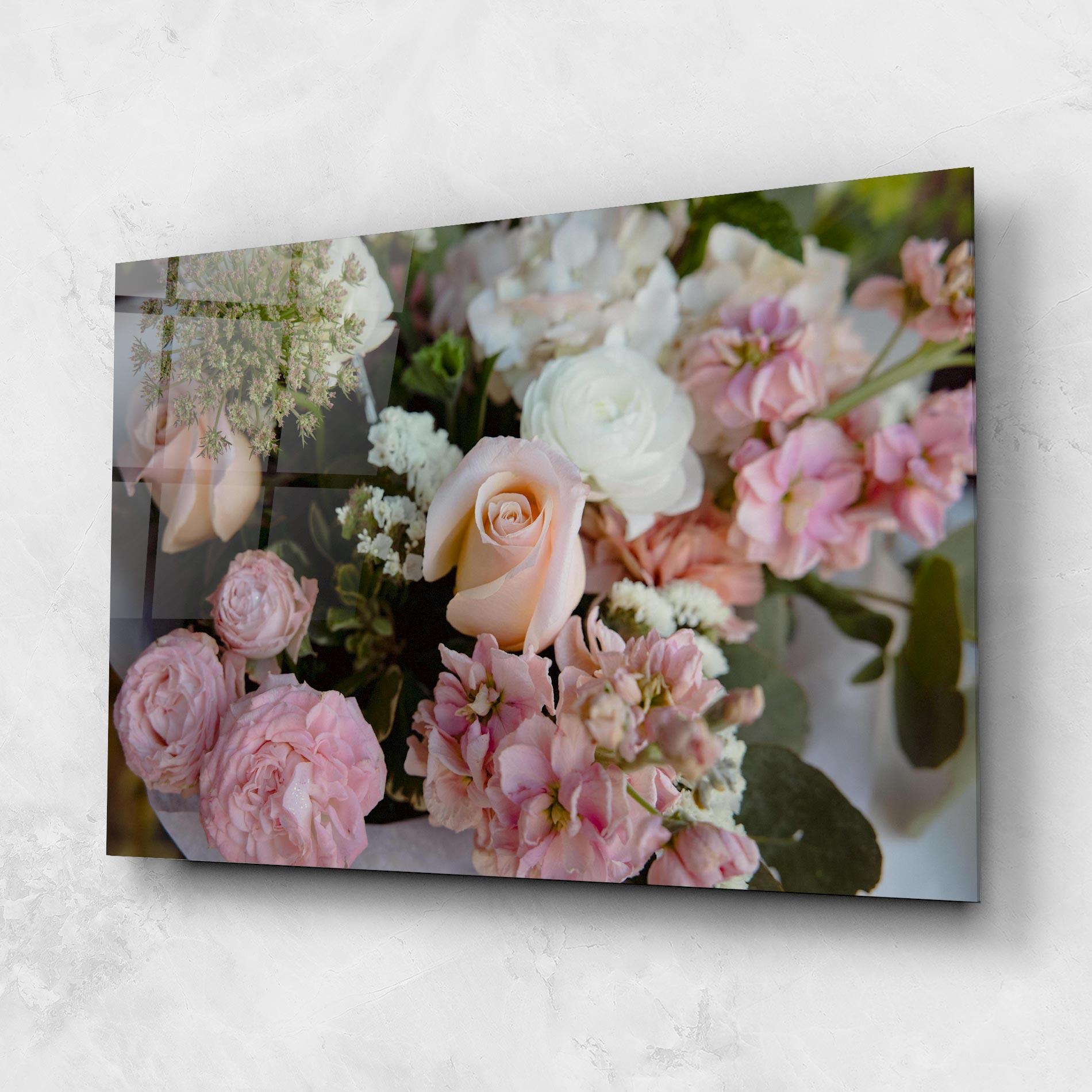 Стъклена картина Beautiful Pink Pastel mockup 1