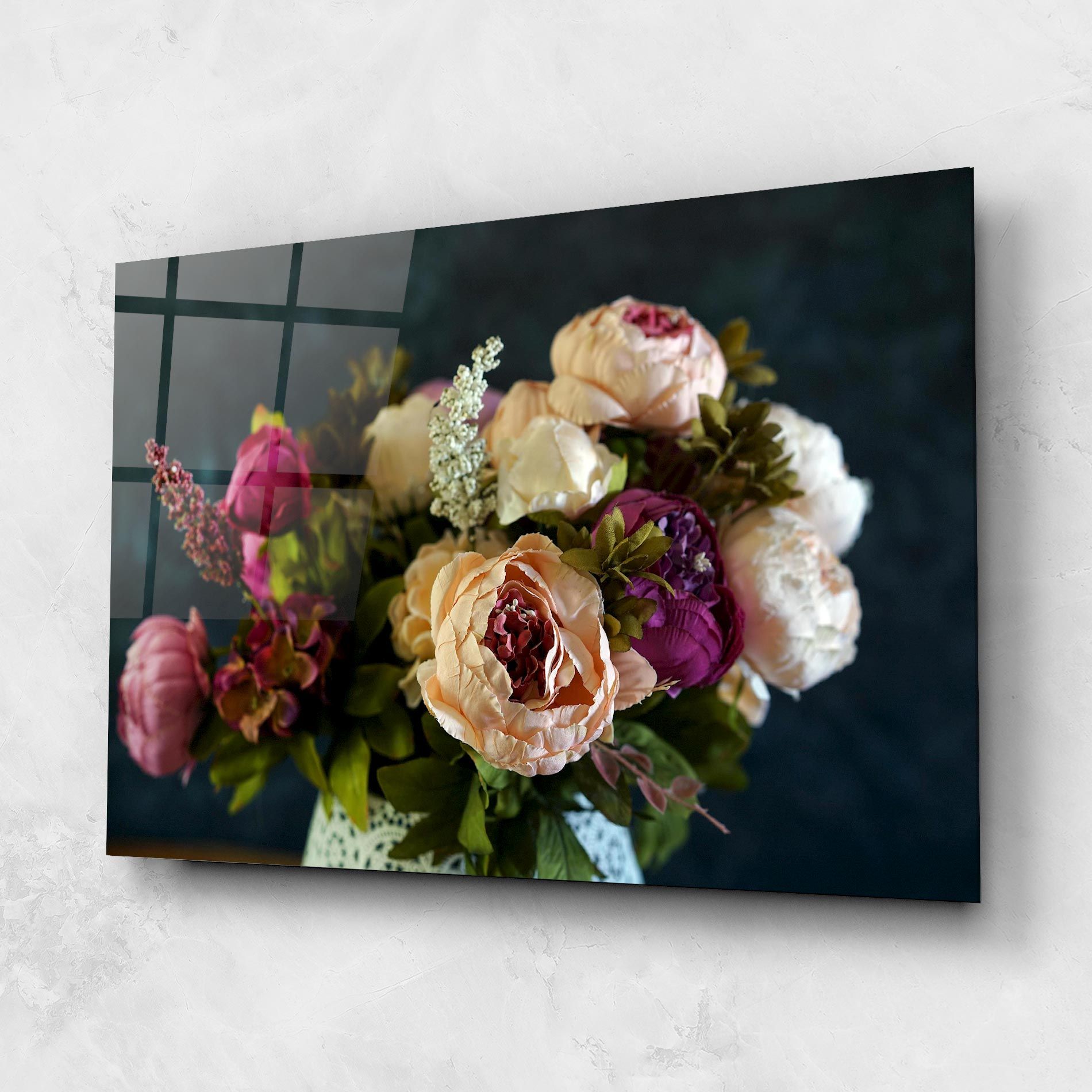 Cream Roses Bouquet mockup 1
