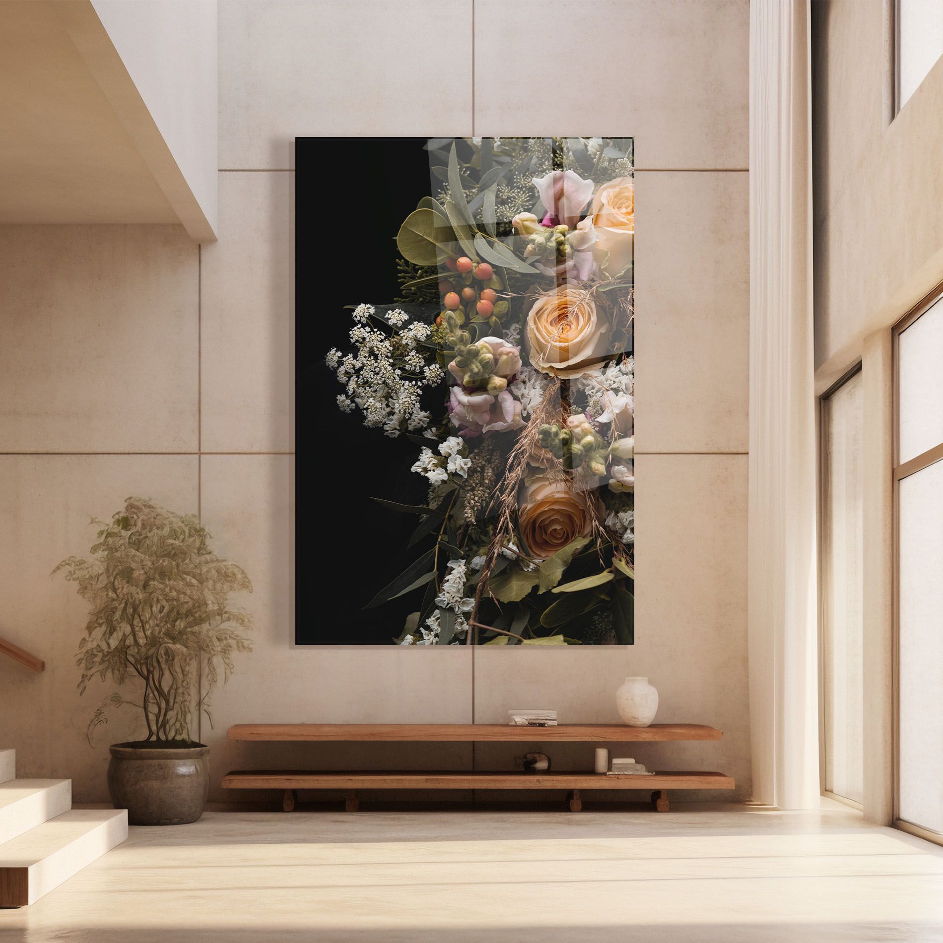 Dark Flower Bouquet mockup 8