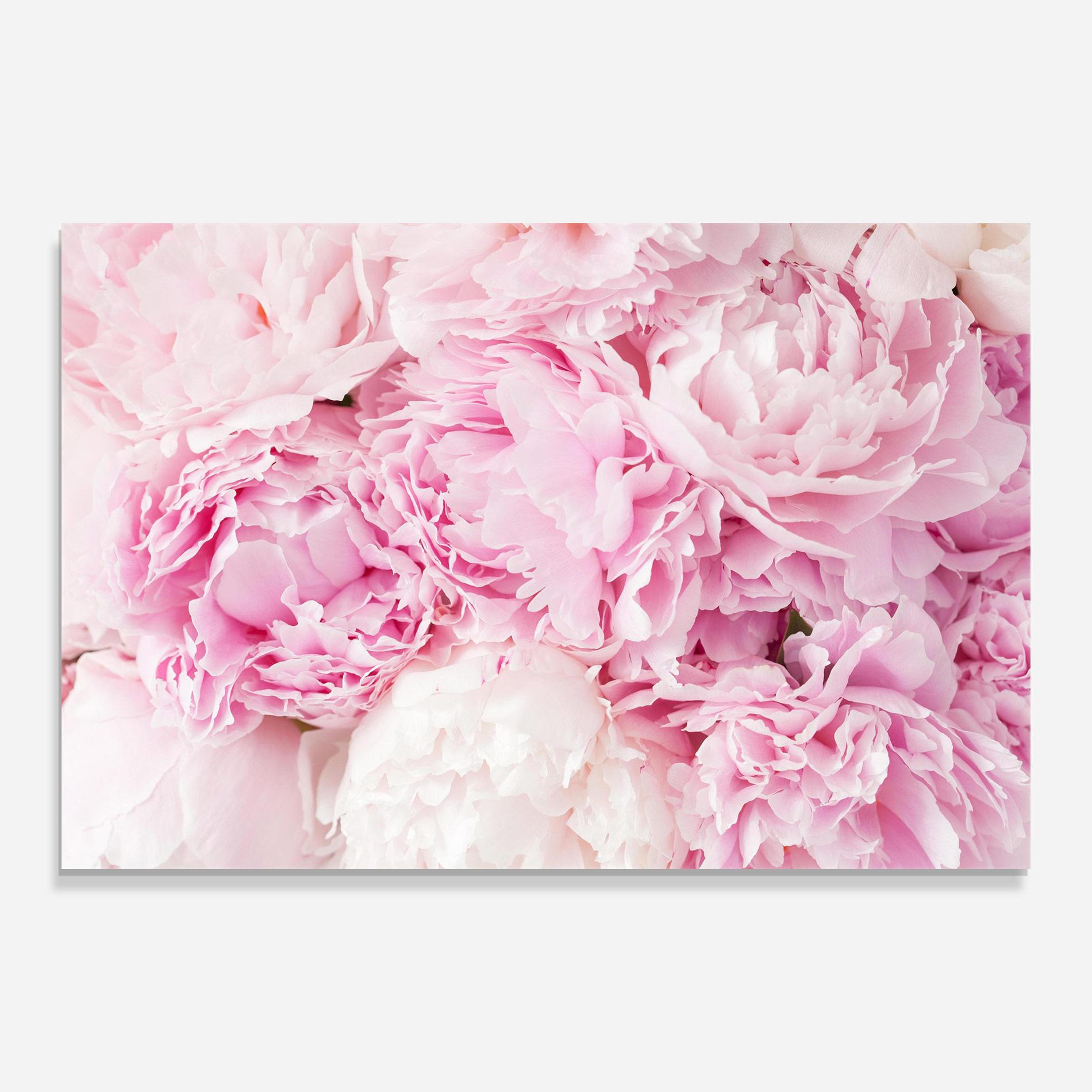 Стъклена картина Dreamy Pink Pastel Peony mockup 0