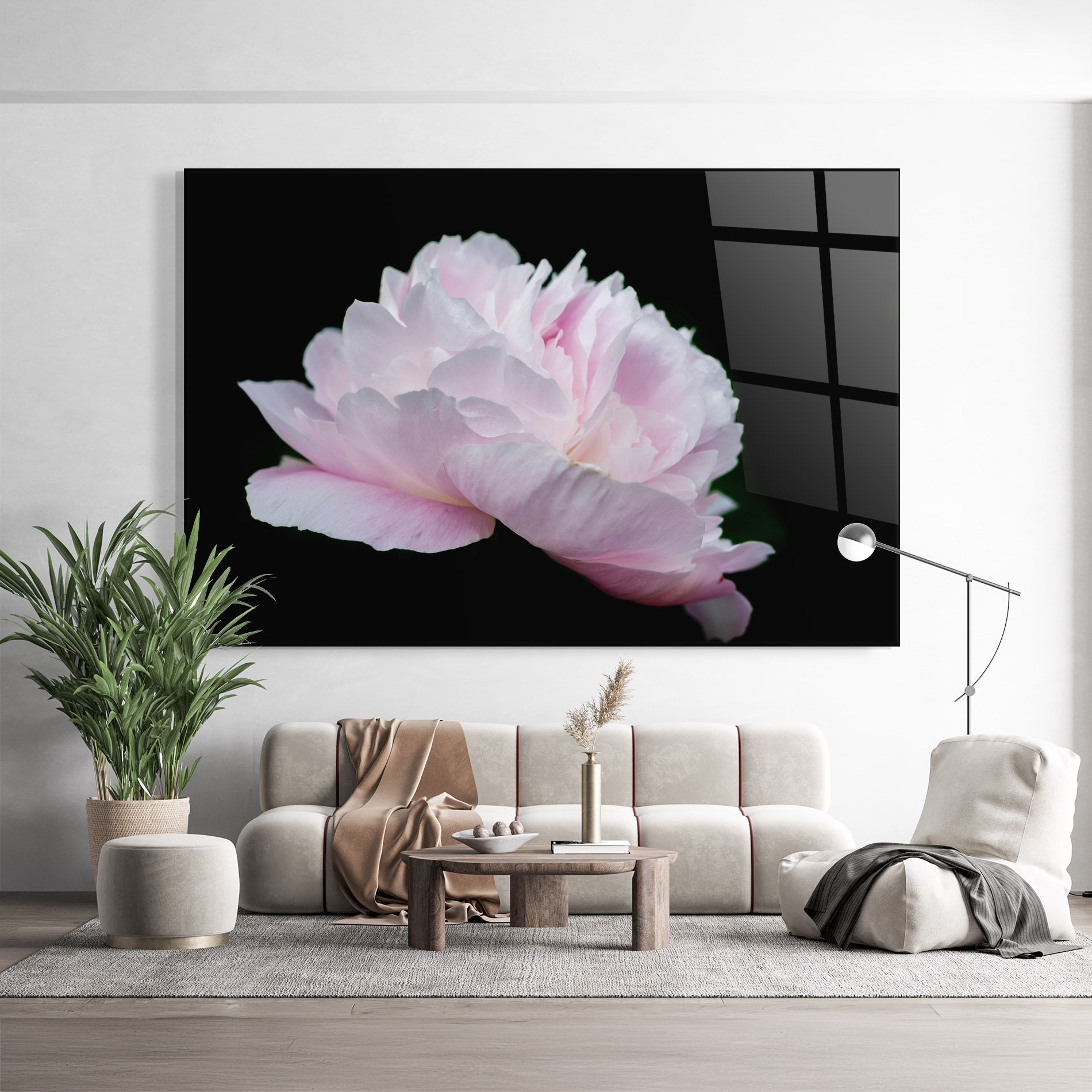 Pastel Peony On Black mockup 9