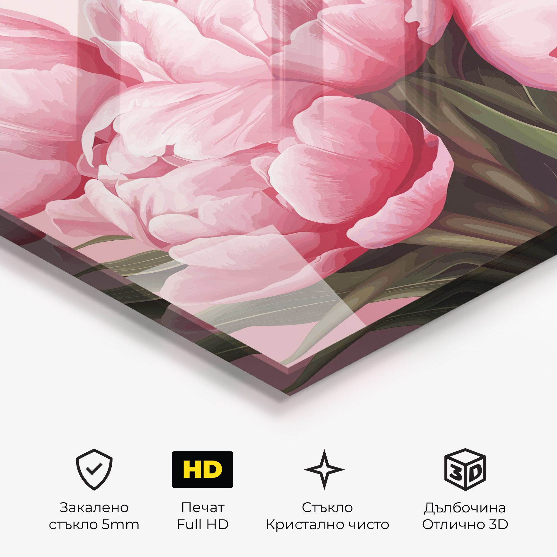 Peony On Pink mockup 3
