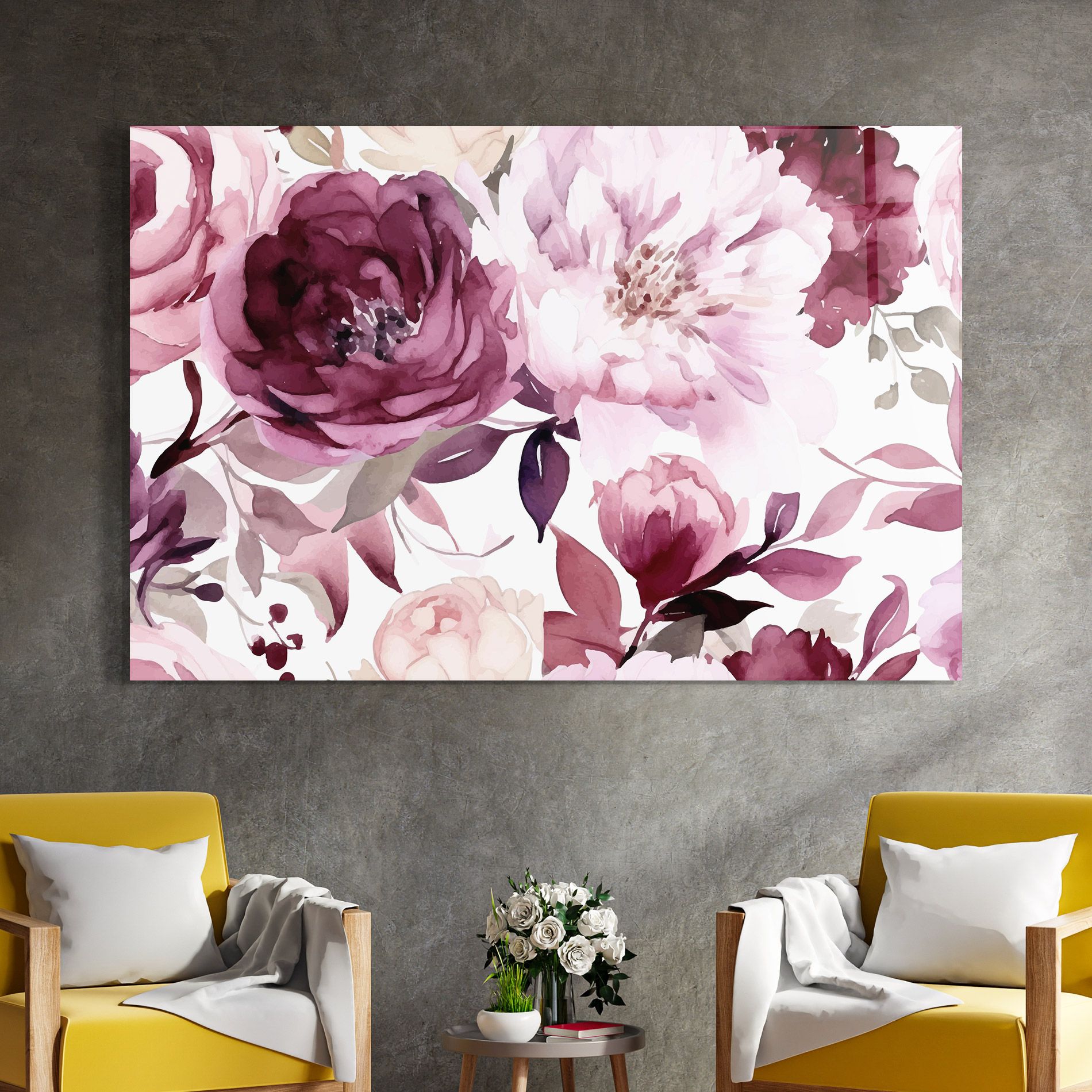 Peony Pink Purple mockup 4