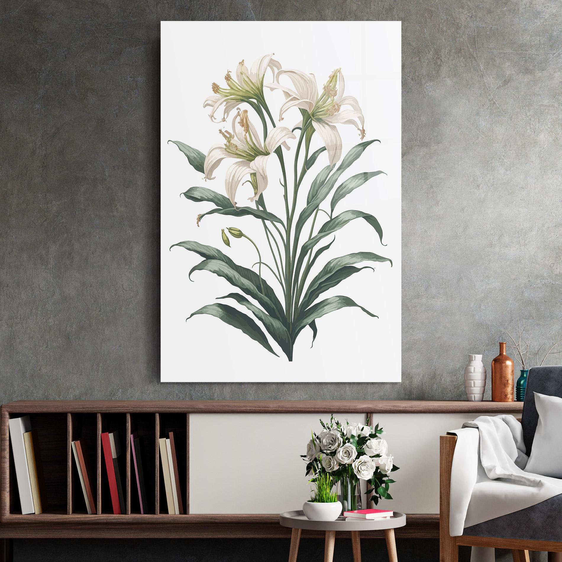 Стъклена картина Columbia Lily mockup 2