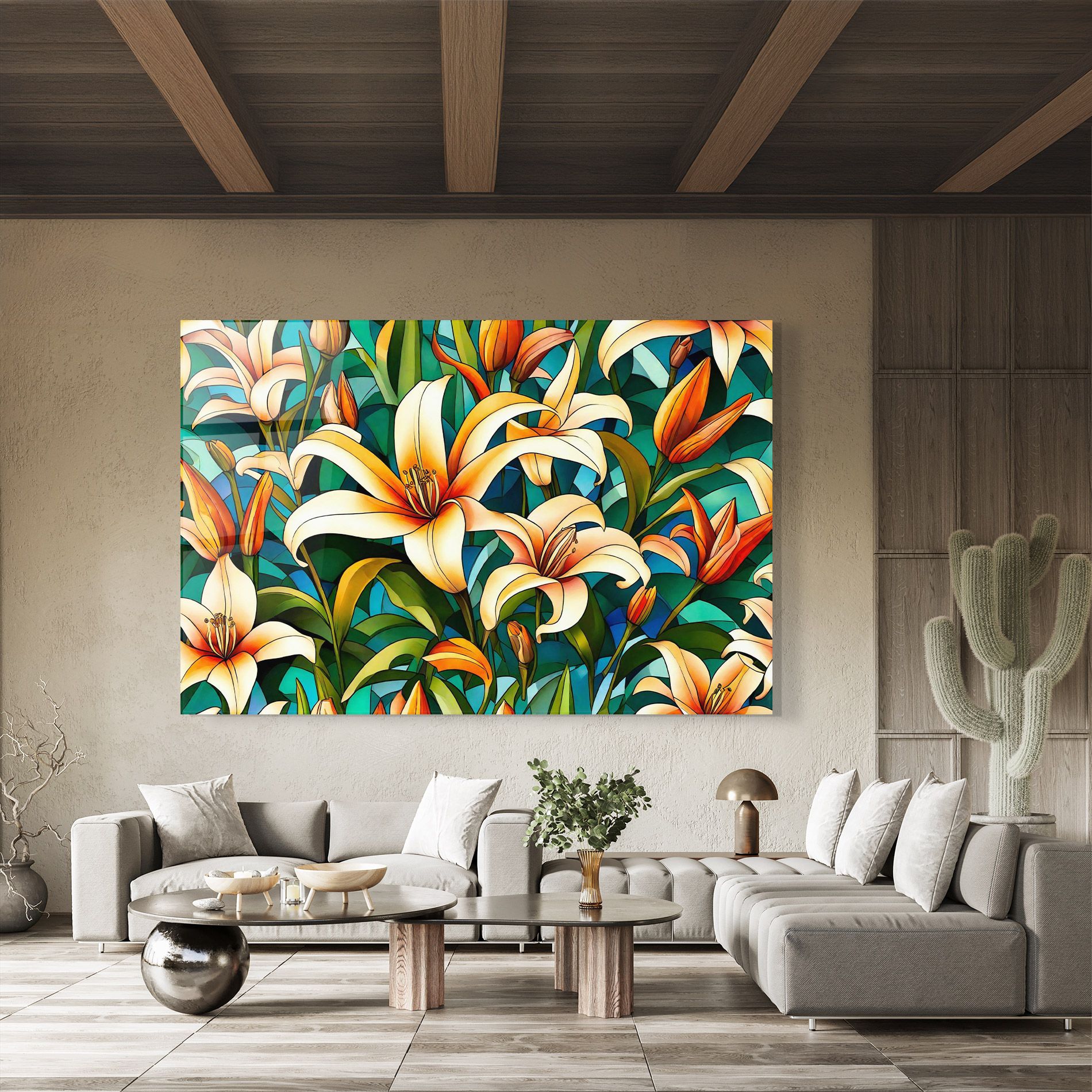 Lily Pattern mockup 8