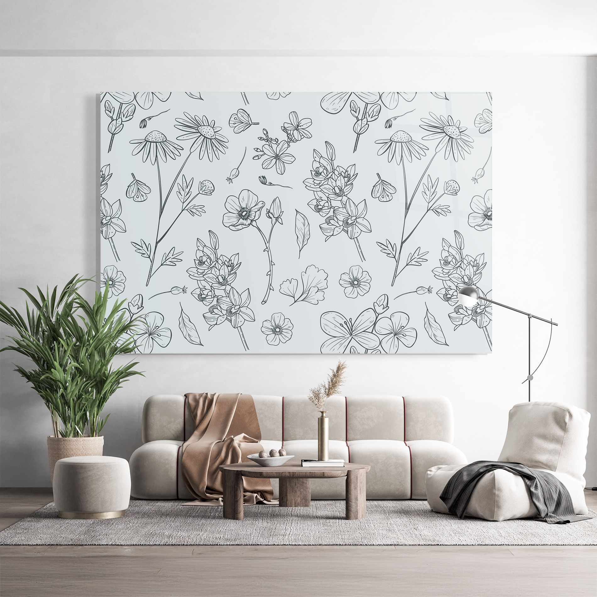 Blue Flower Line mockup 9