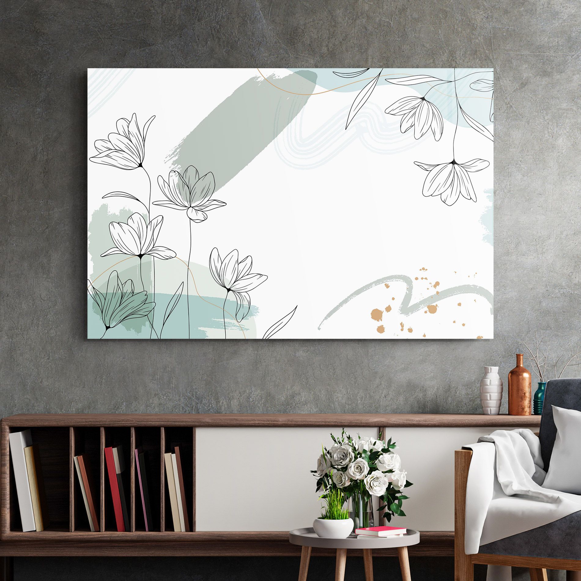 Black Blue Line mockup 2