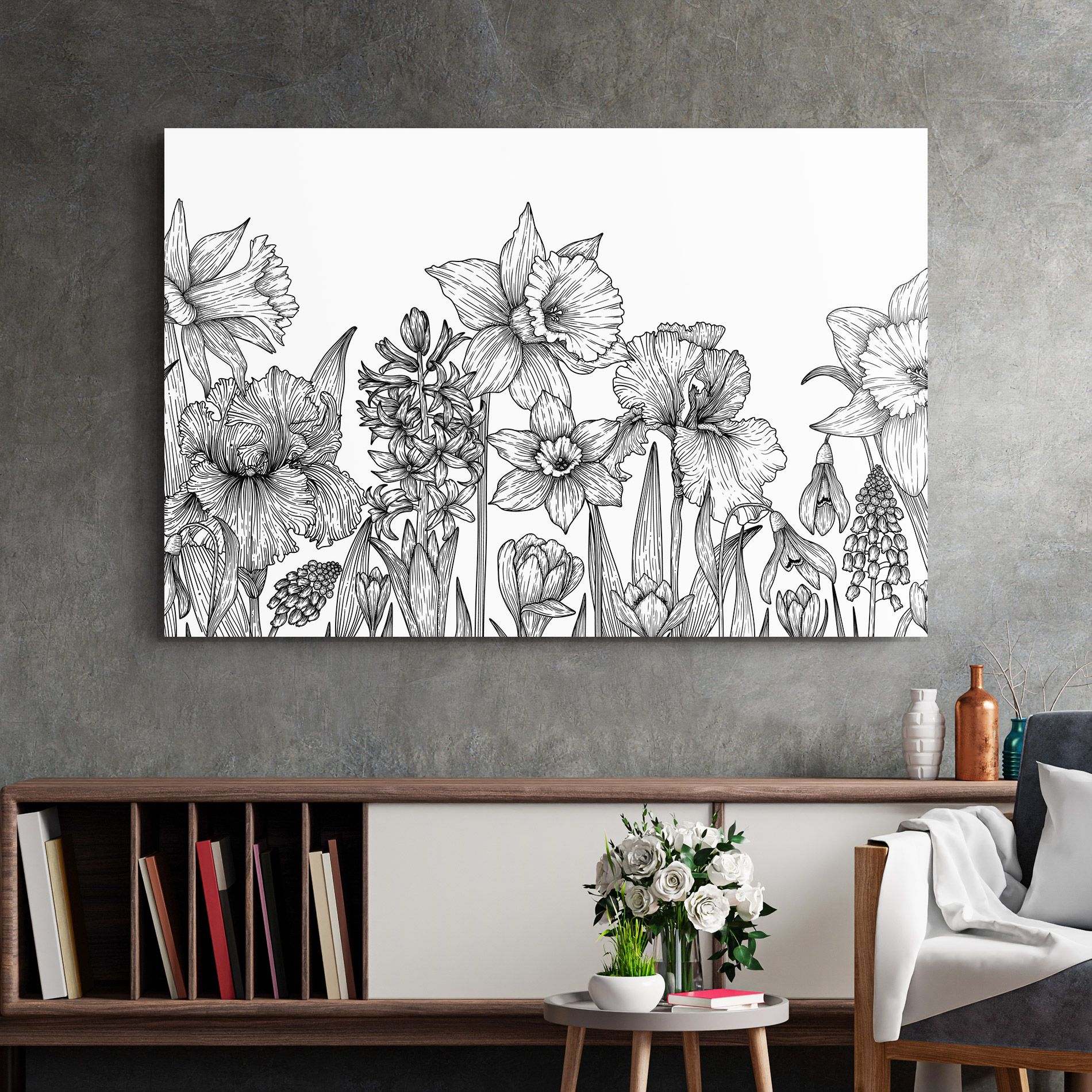 Black Line Plant mockup 2