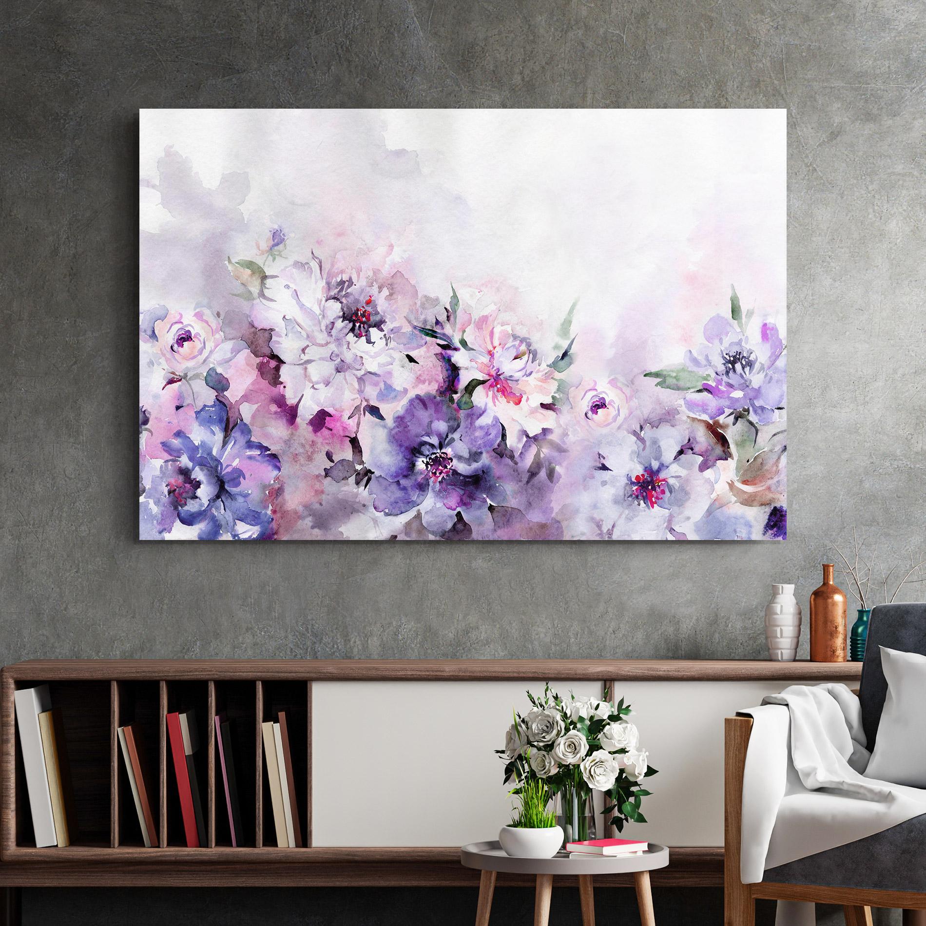 Стъклена картина Buchet Multicolor mockup 2