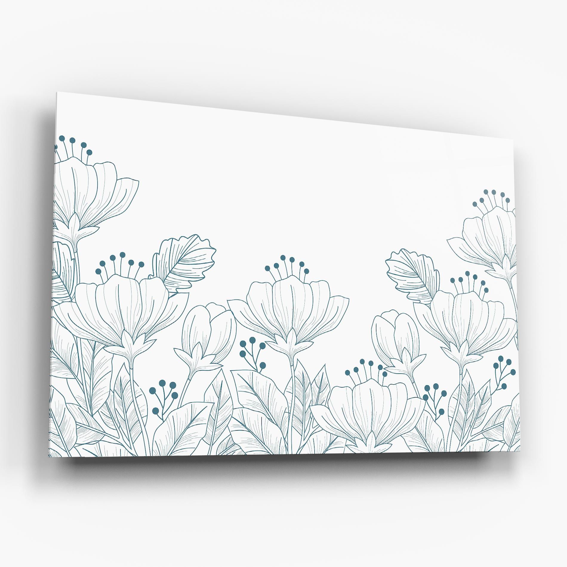 Blue Line Flowers mockup 6
