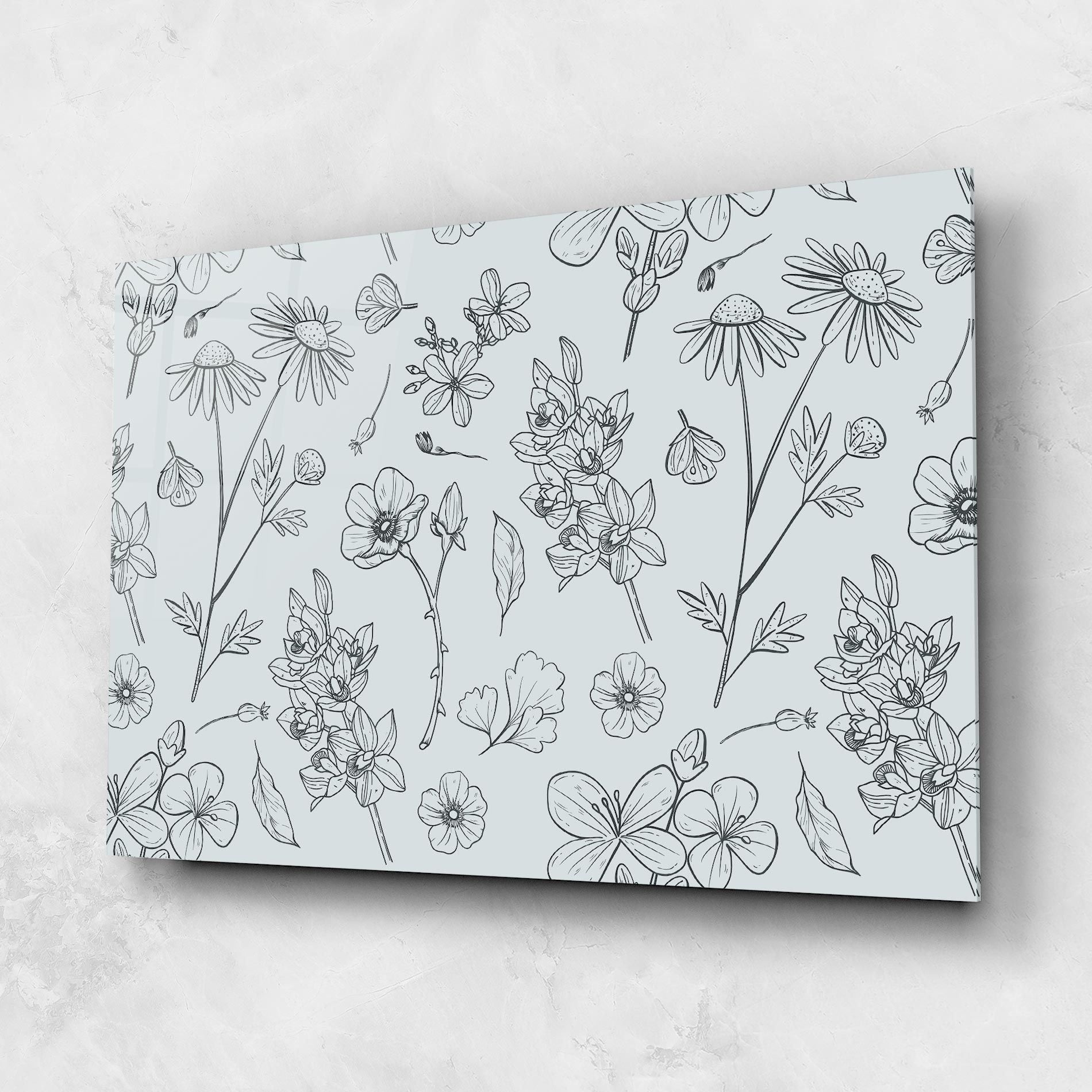 Blue Flower Line mockup 1