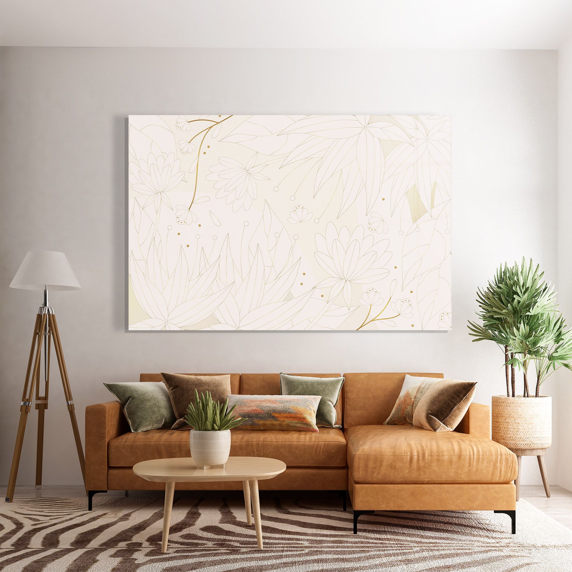 Flower Cream Line mockup 7