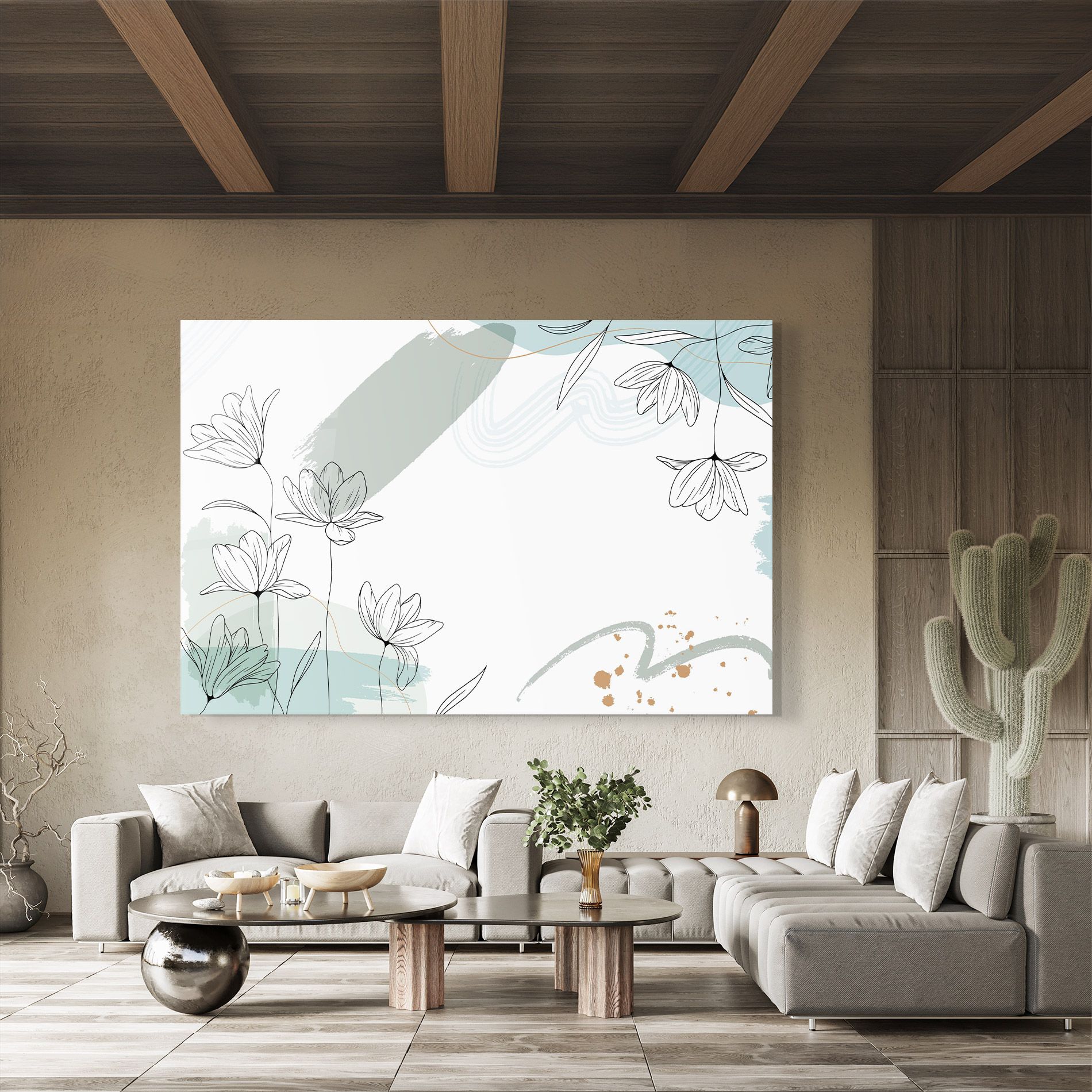 Black Blue Line mockup 8