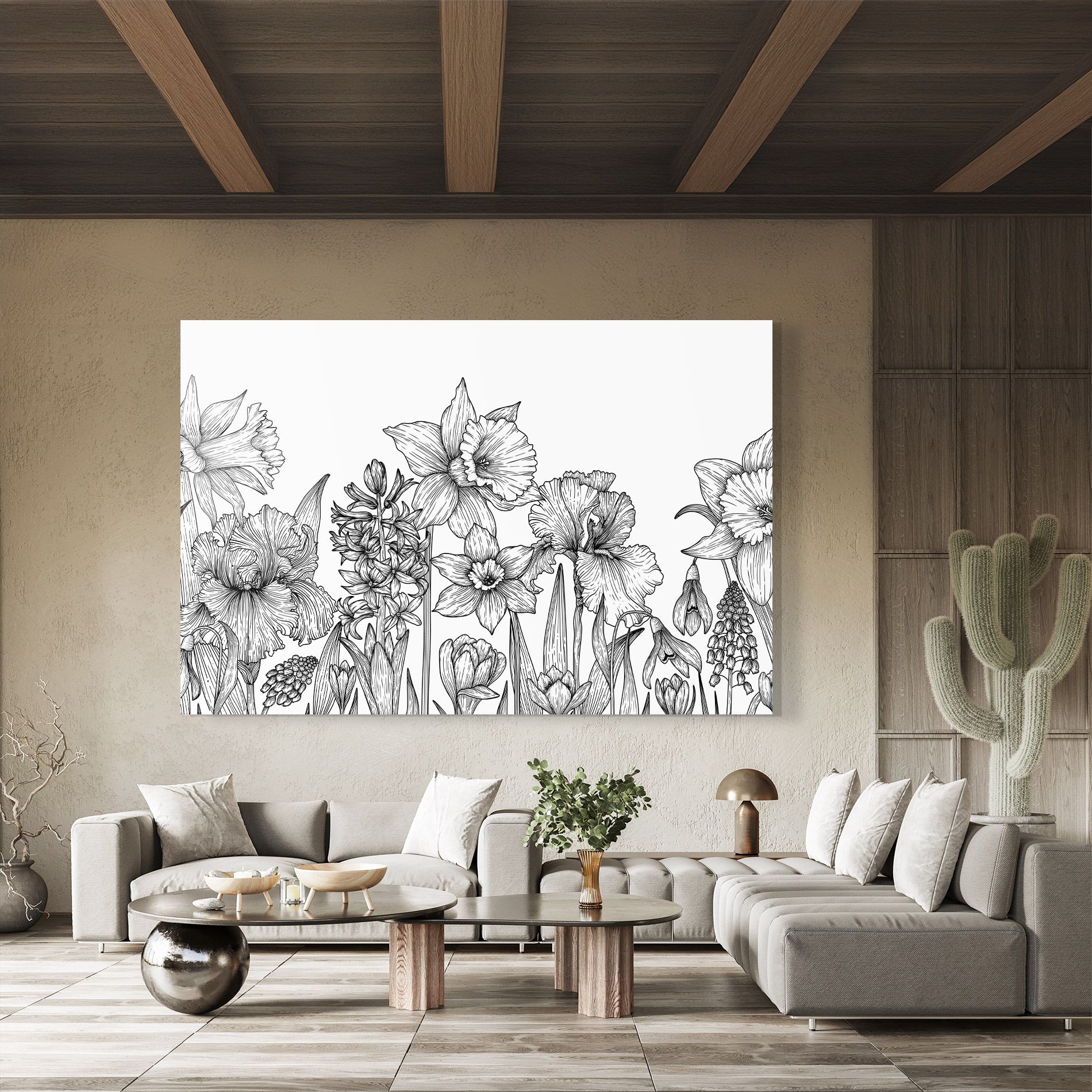 Black Line Plant mockup 8