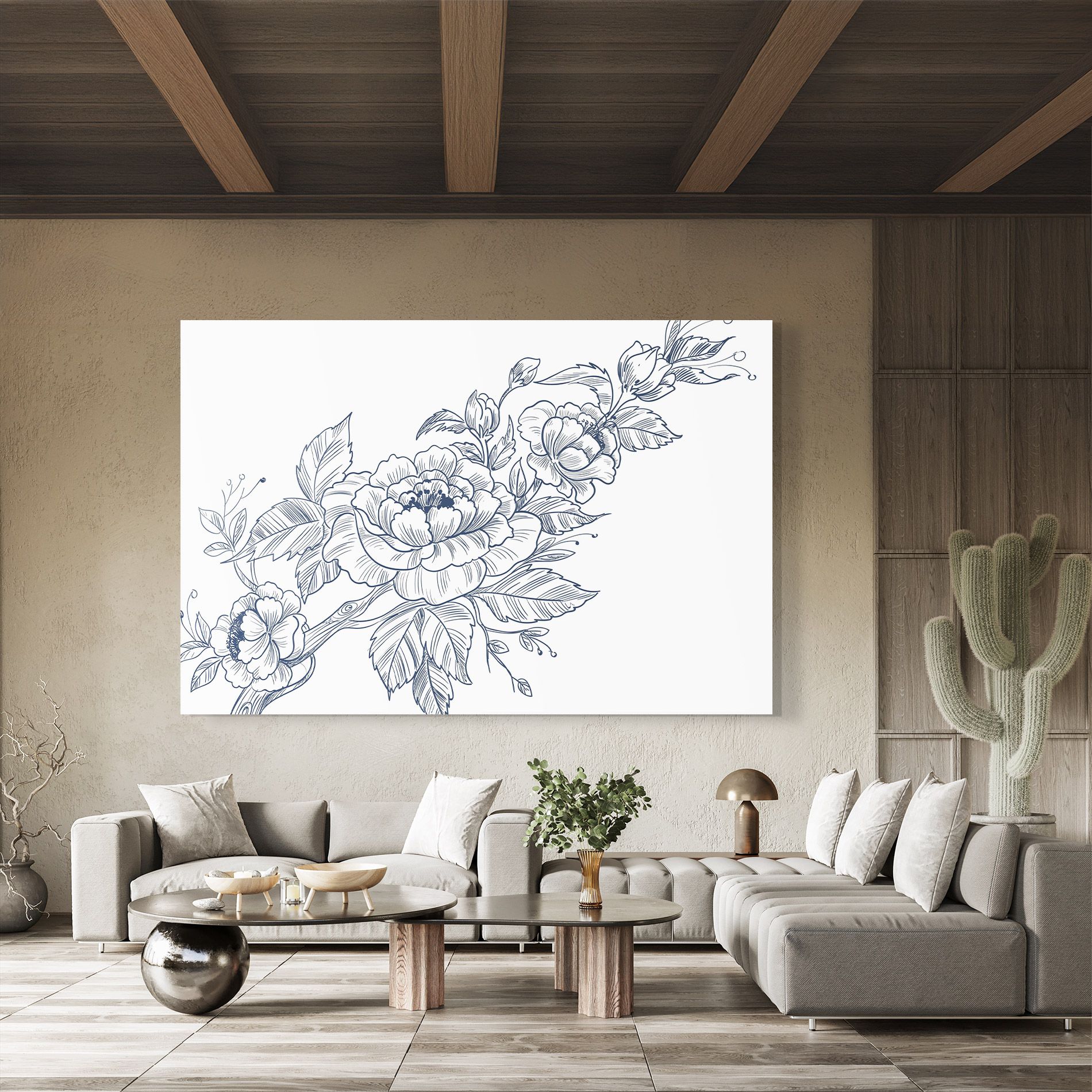 Blue Line Roses mockup 8