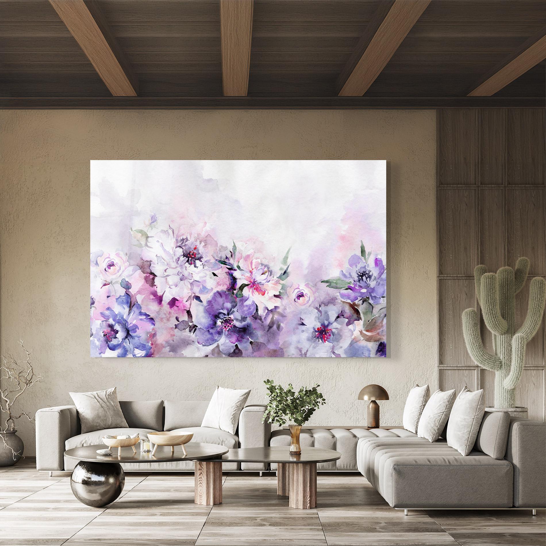 Стъклена картина Buchet Multicolor mockup 8