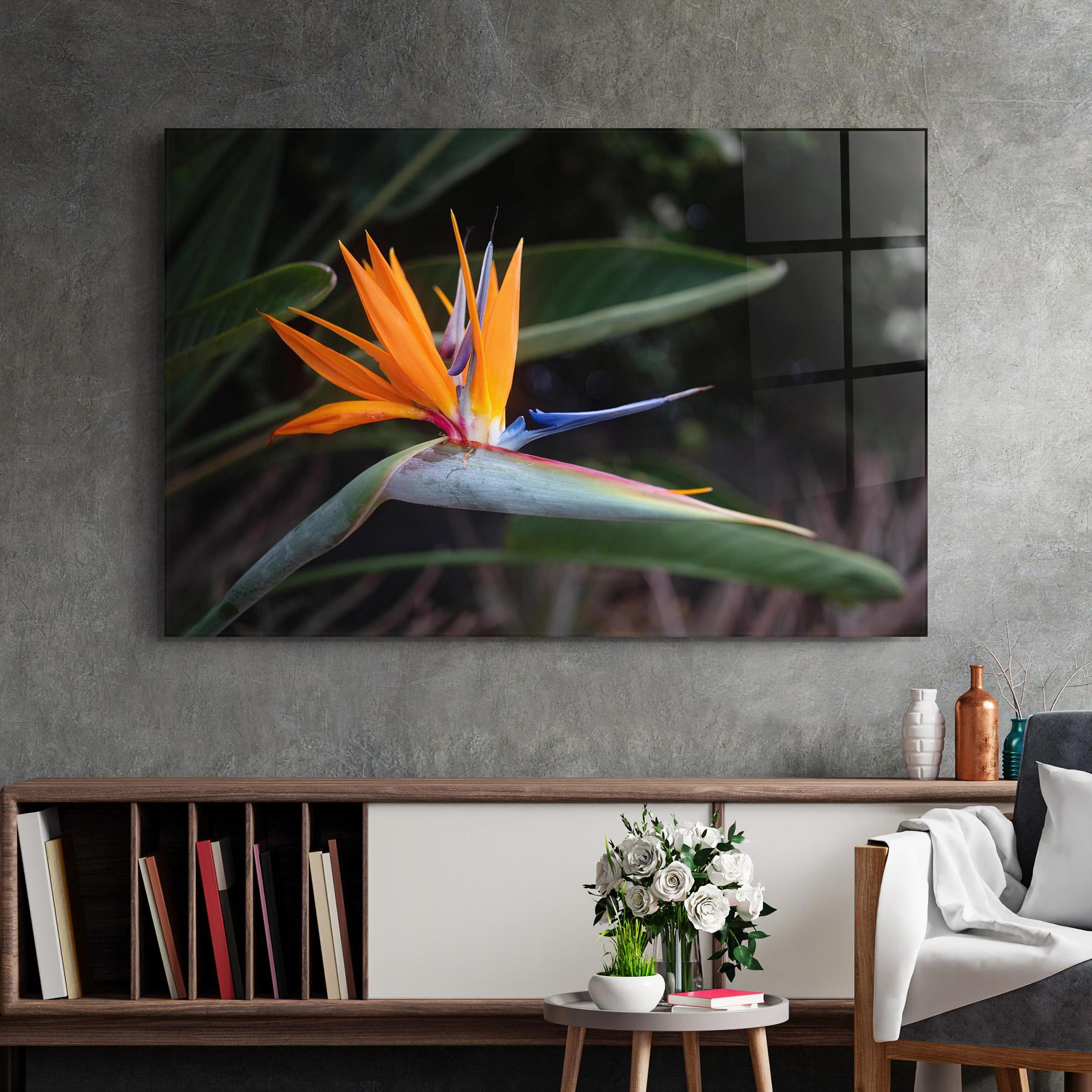 Стъклена картина Paradise Plant mockup 2