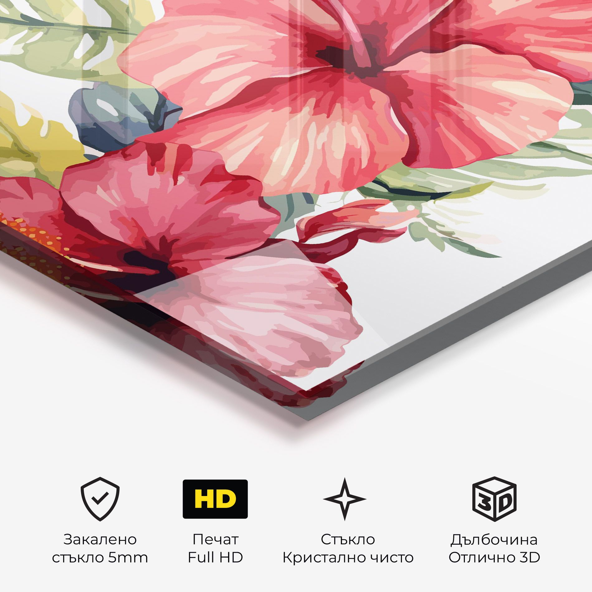 Flowers Exotic Art mockup 3