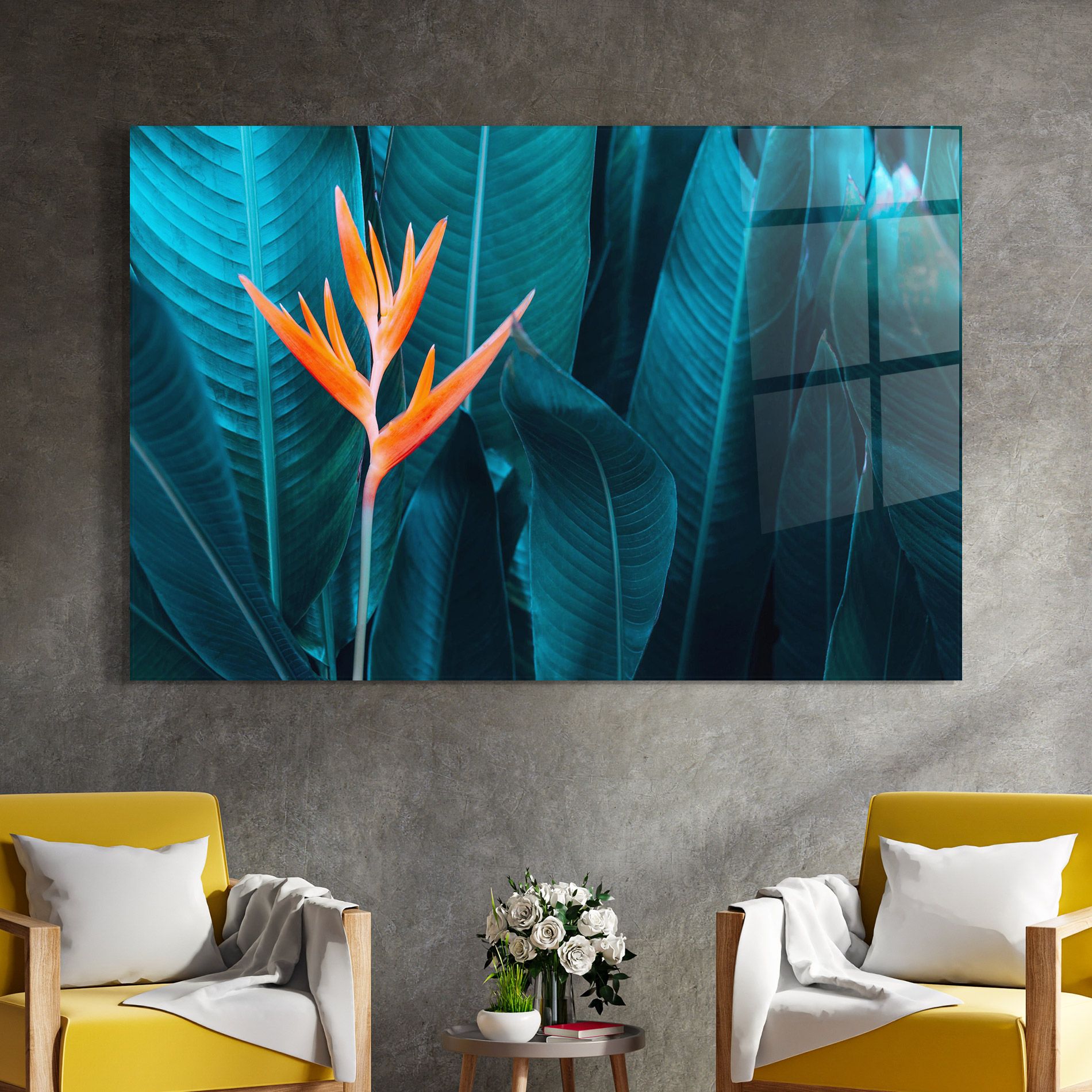 Orange Green Exotic mockup 4