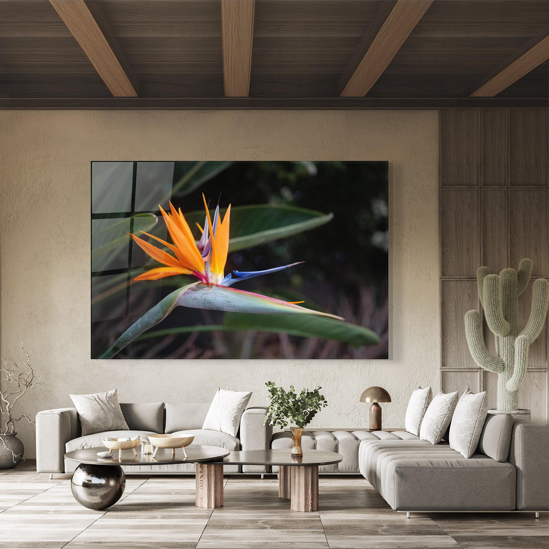 Стъклена картина Paradise Plant mockup 8