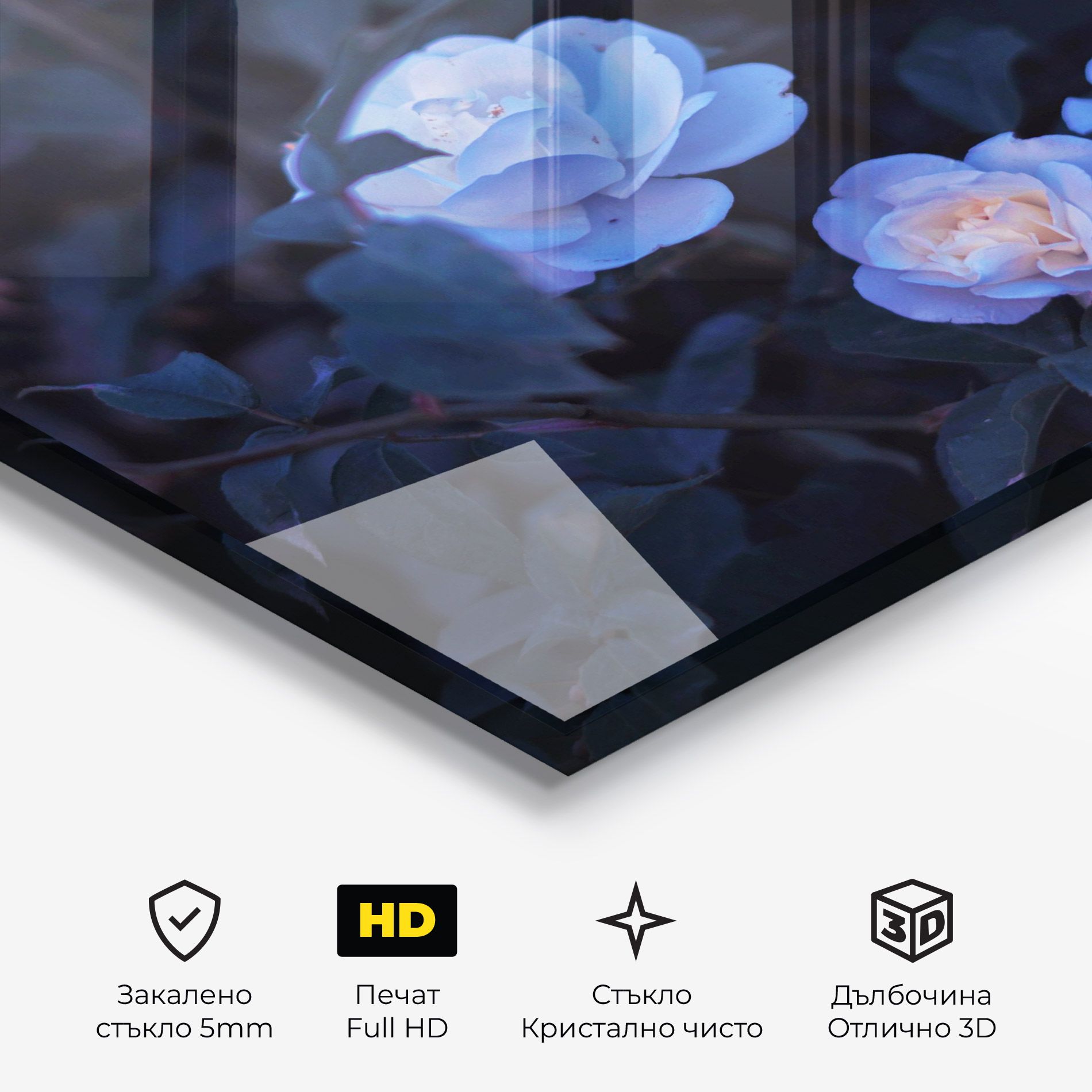 Blue Light Rose mockup 3