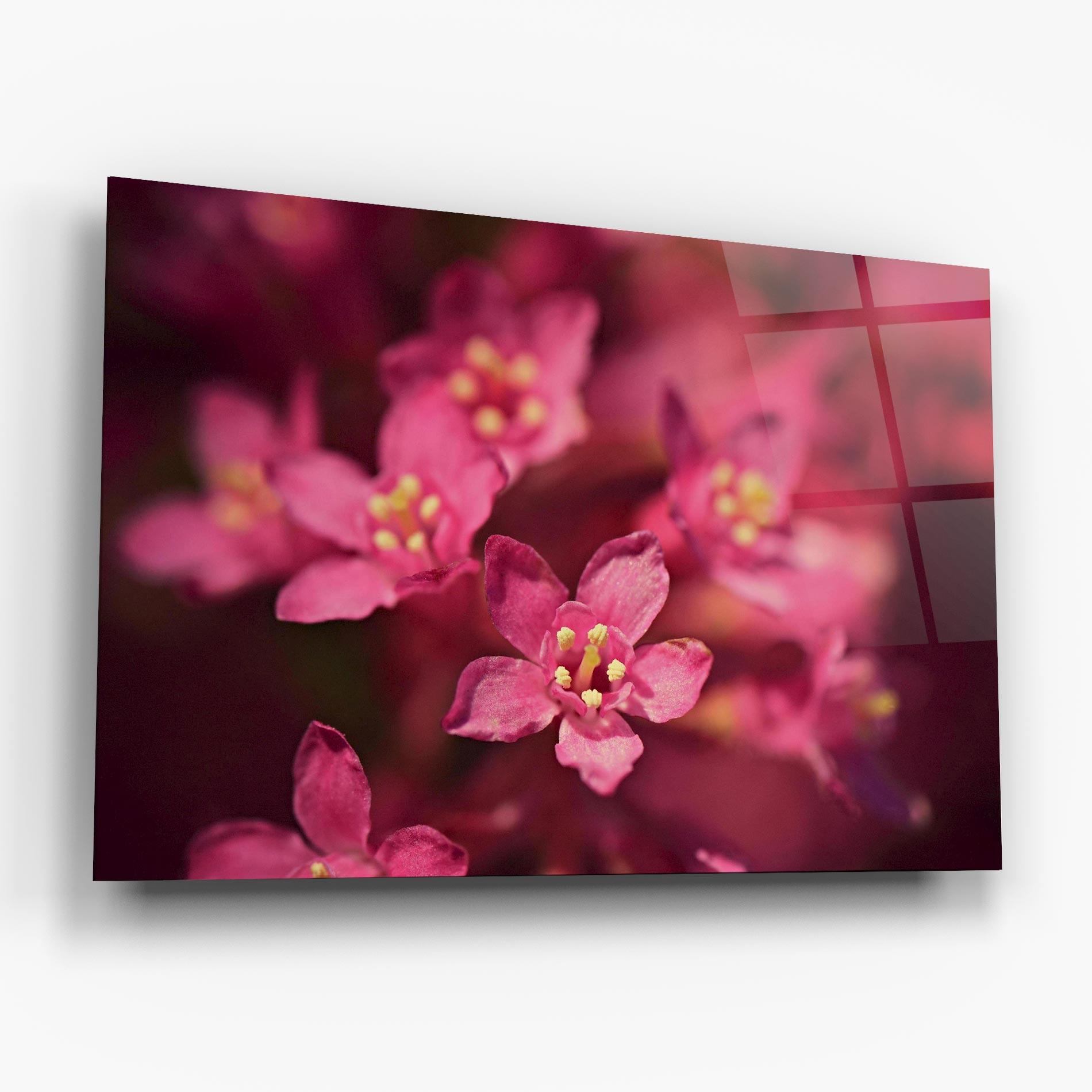 Стъклена картина Flower Background mockup 6