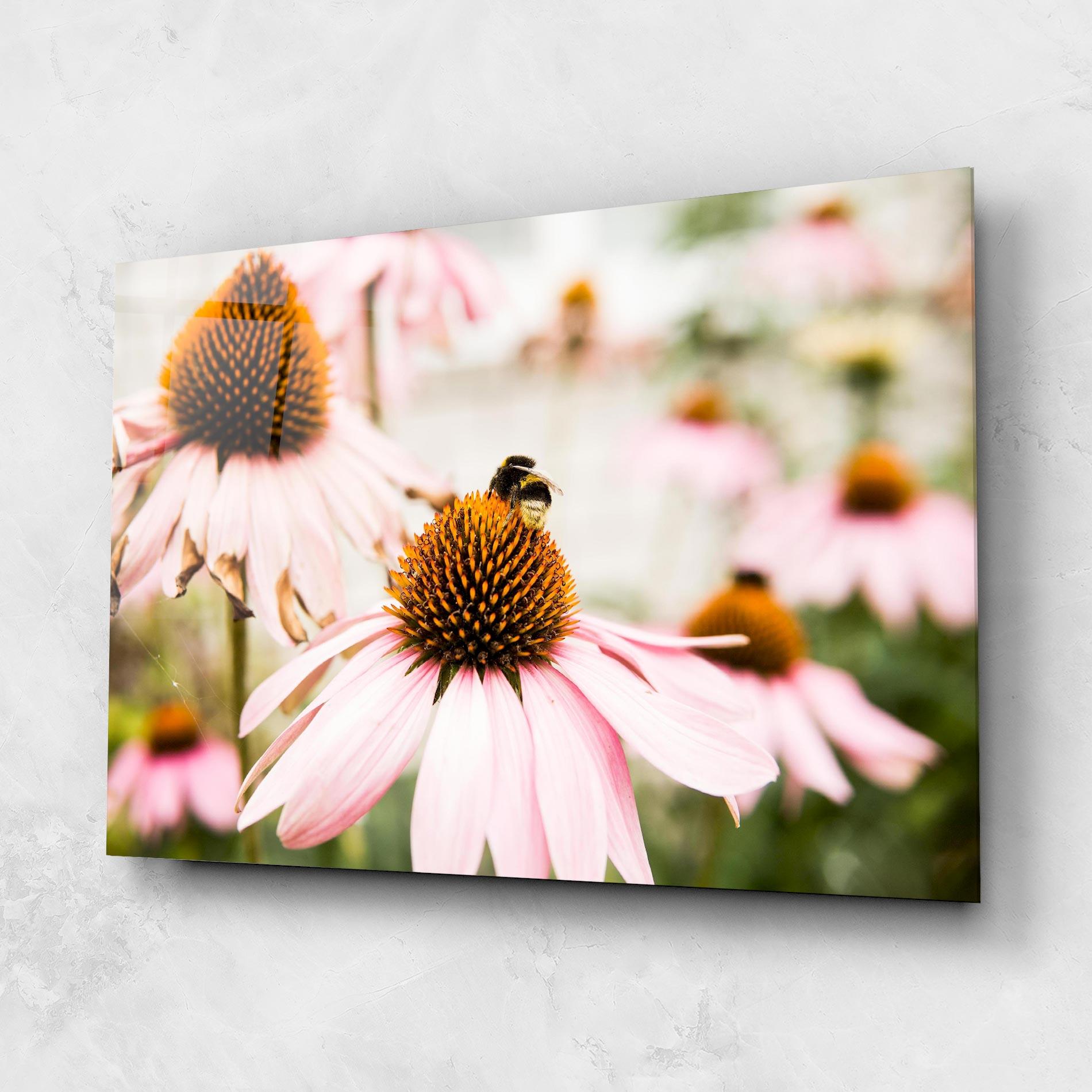 Стъклена картина Daylight Flower mockup 1