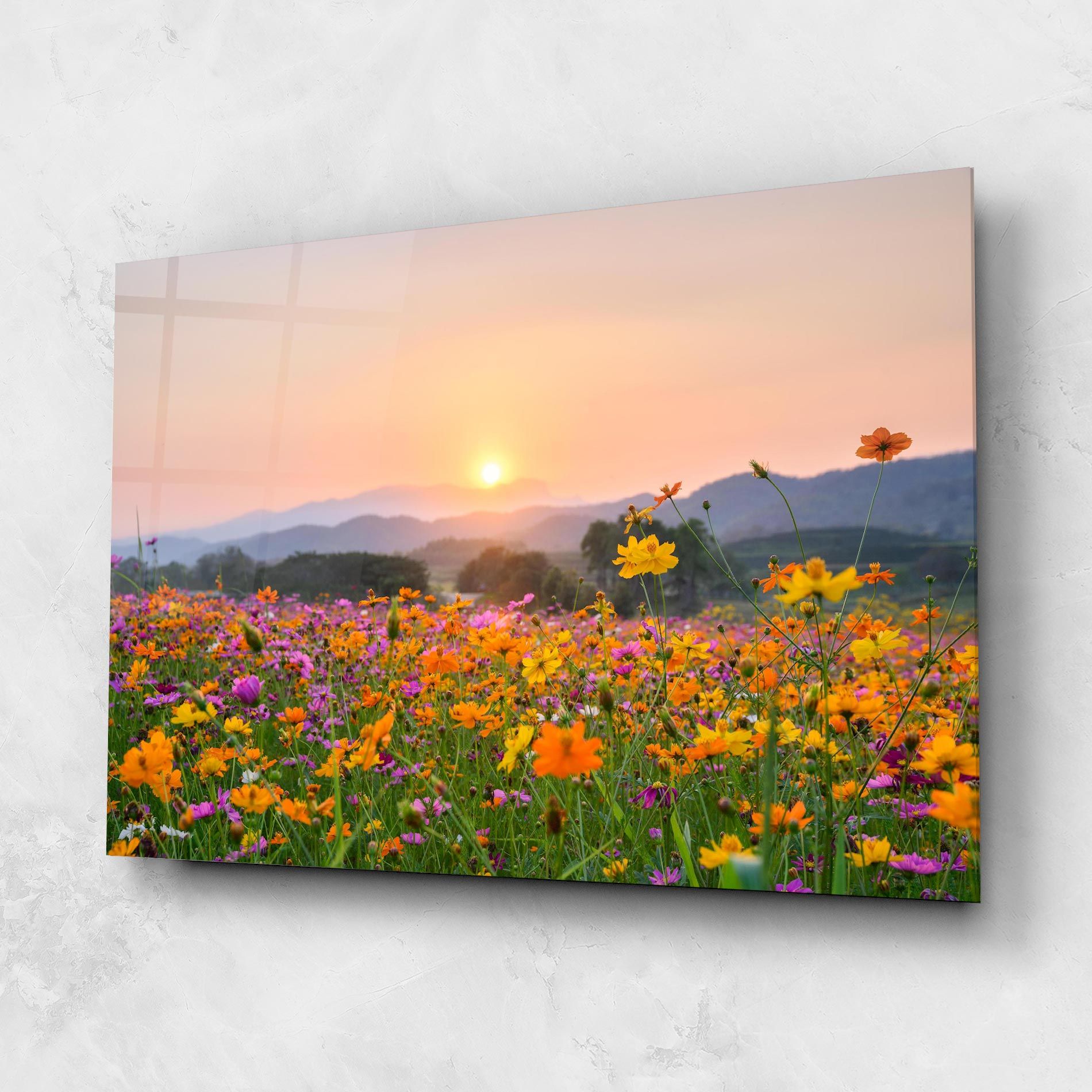 Sunset Mountain Flowerf mockup 1
