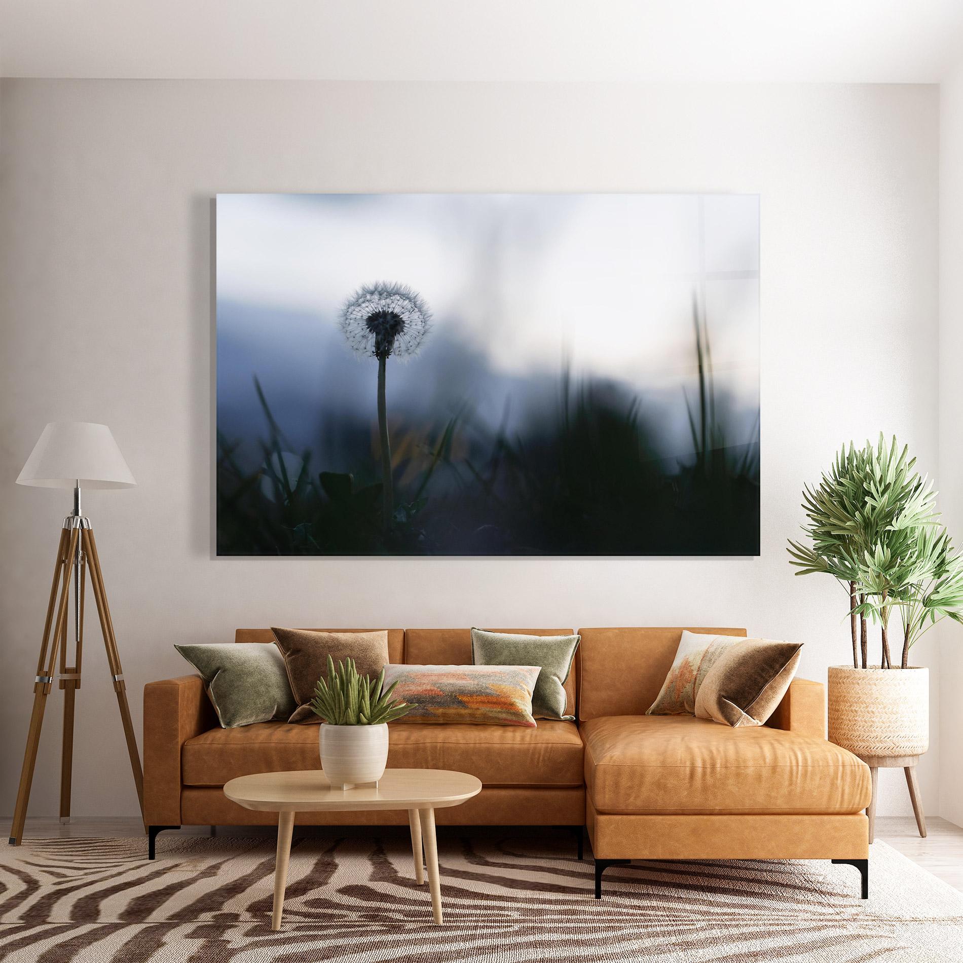 Стъклена картина Dandelion Wild View mockup 7