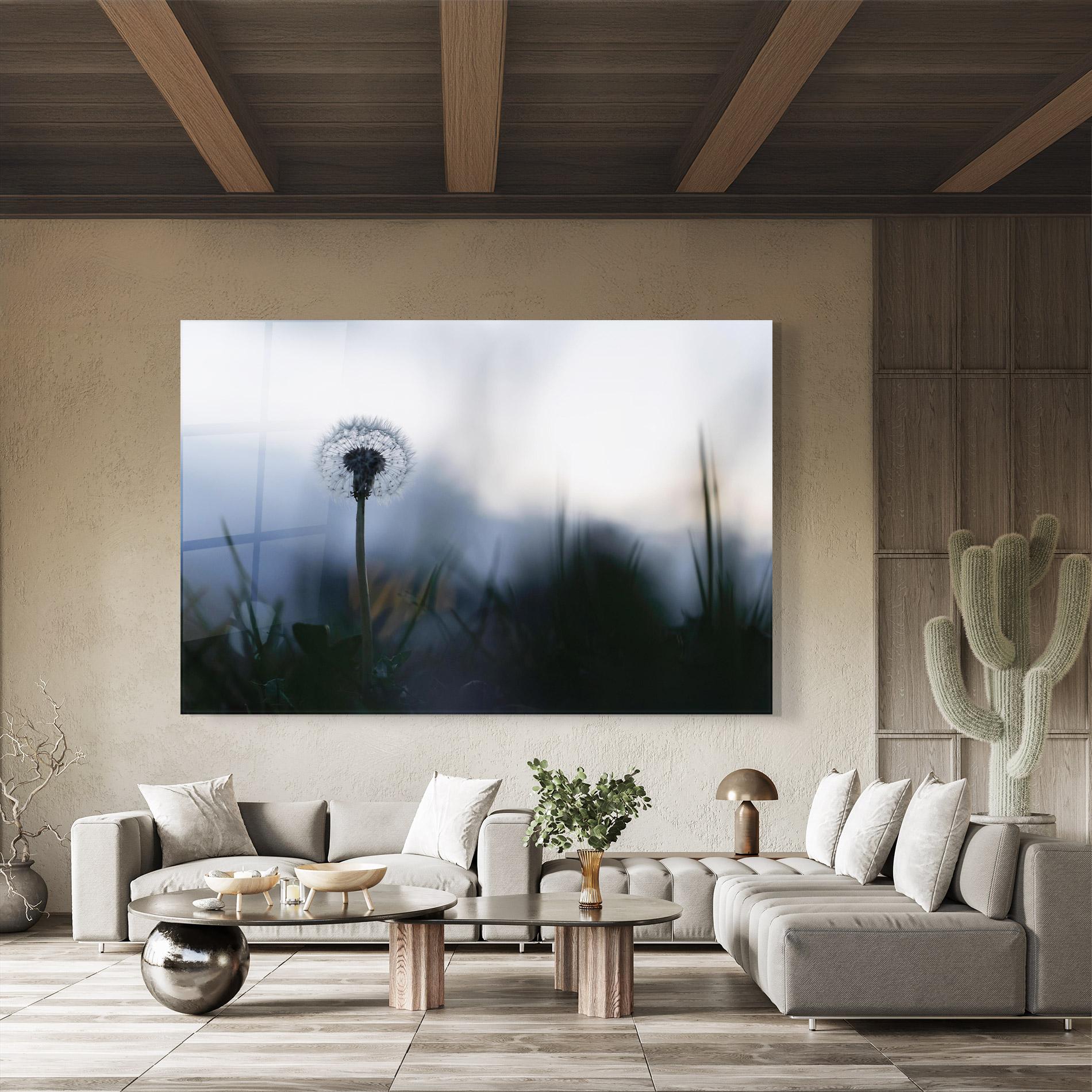 Стъклена картина Dandelion Wild View mockup 8