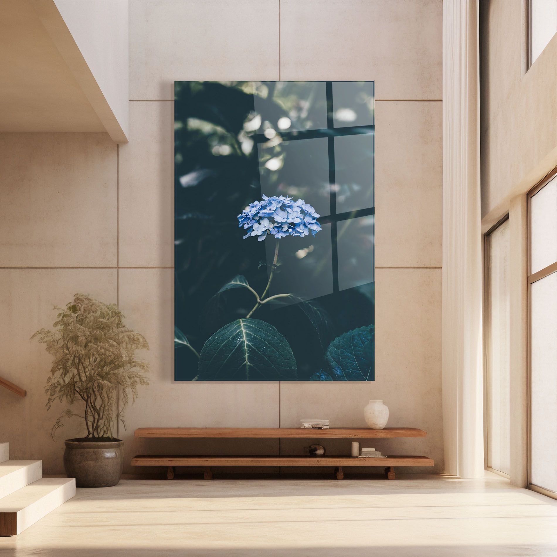 Forest Blue Flower mockup 8