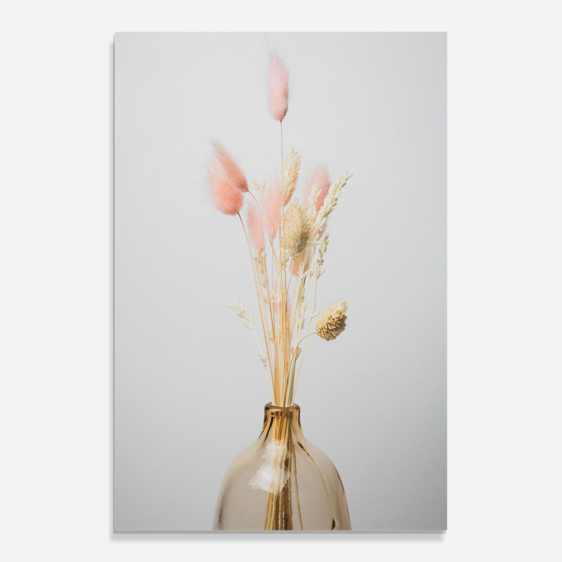 Pink Cream Flower Vase mockup 0
