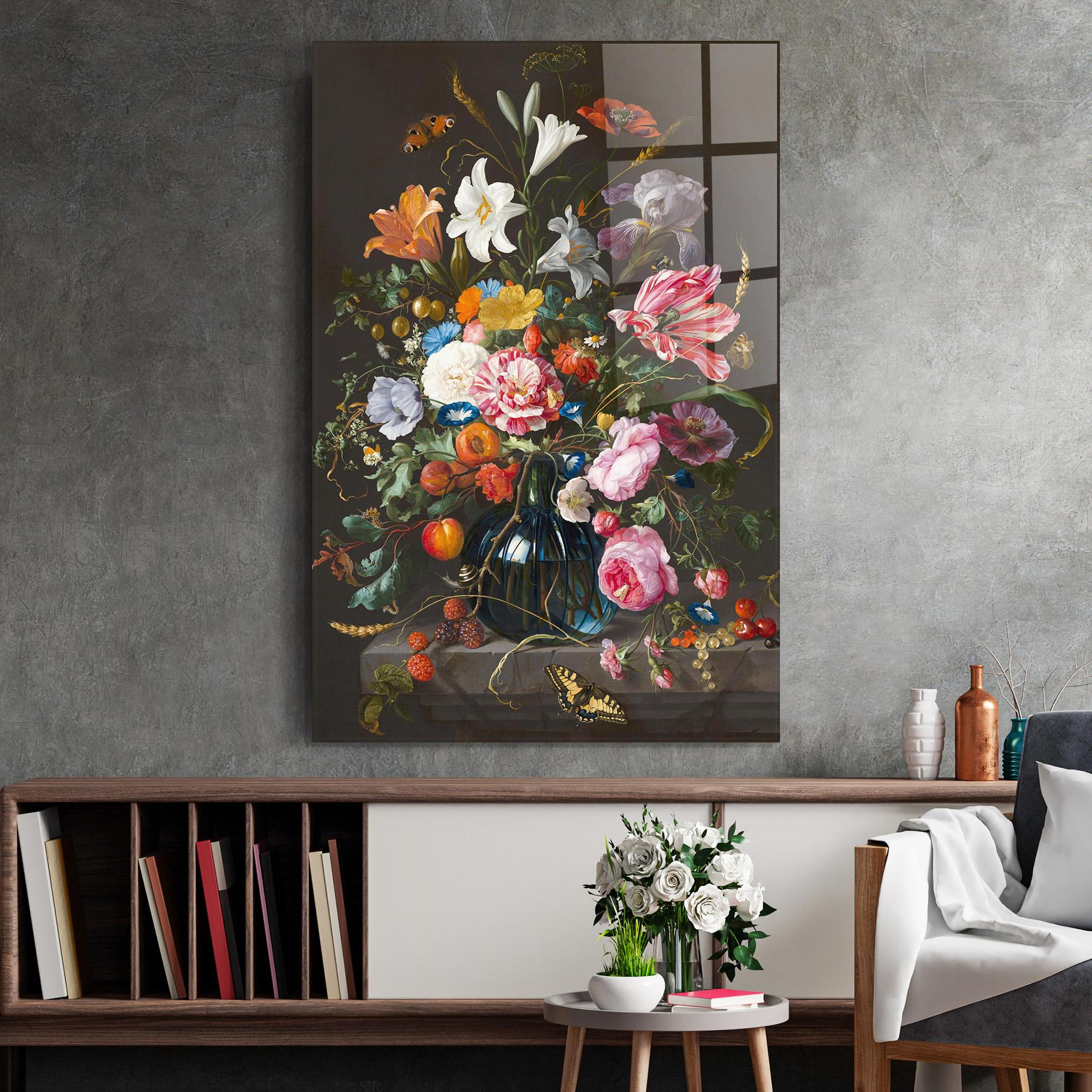 Стъклена картина Blossom Of Life mockup 2