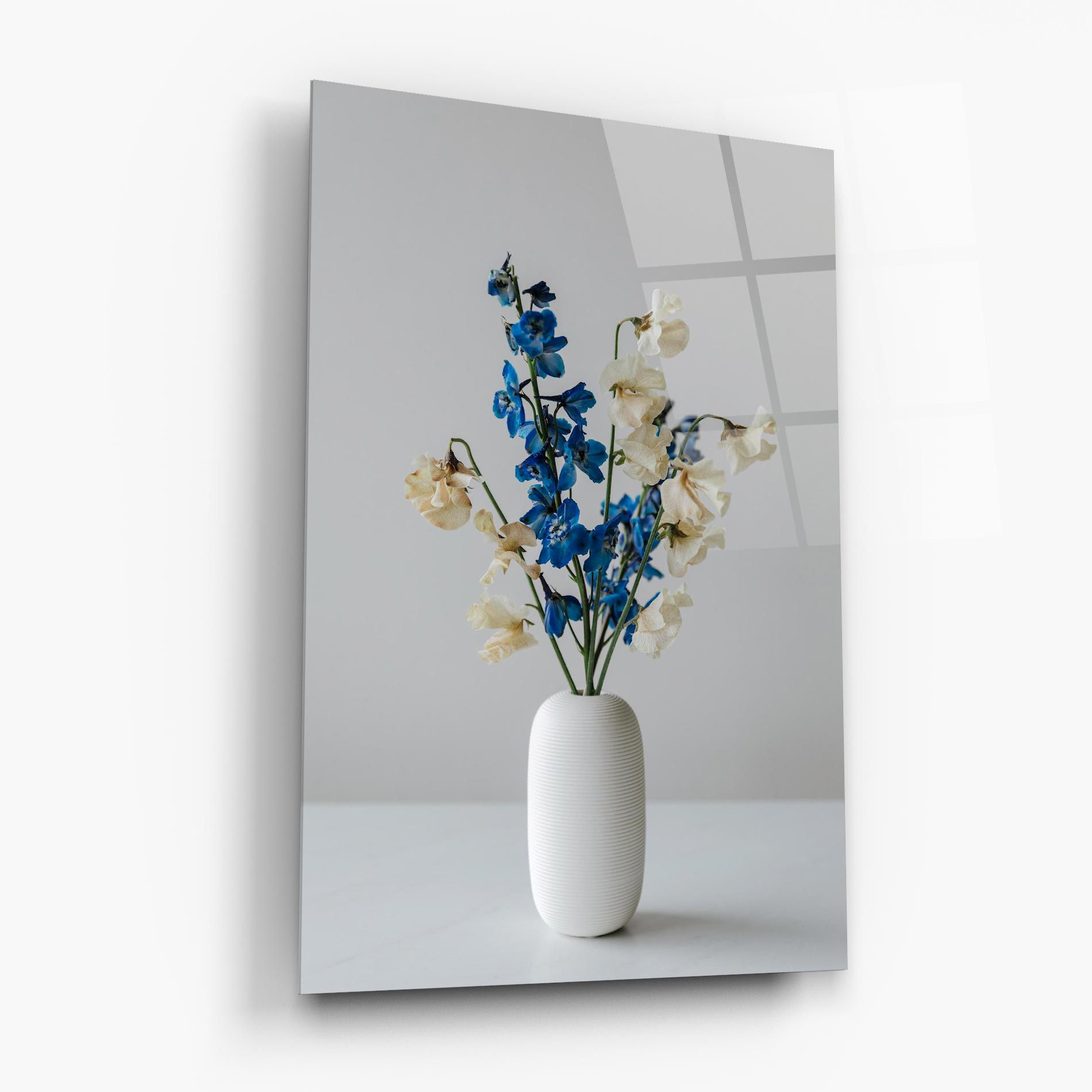Blue White Vase mockup 6