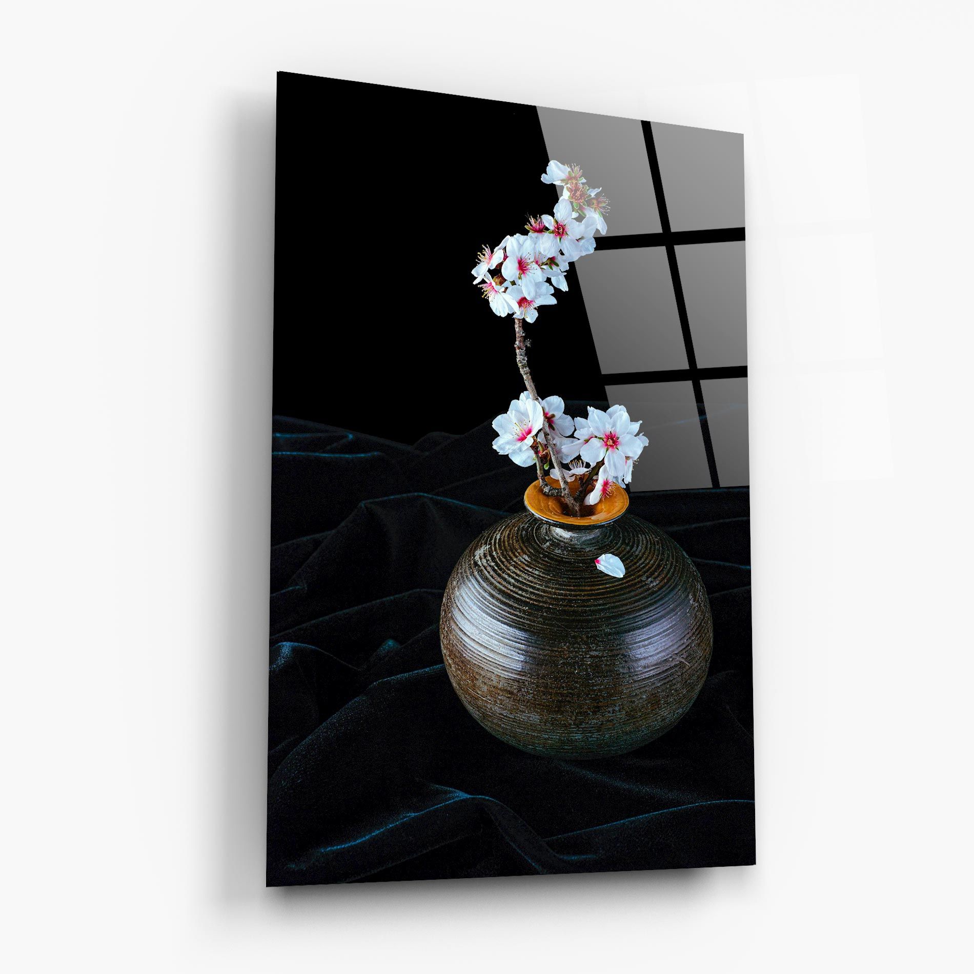 Brown Vase Flowers mockup 6