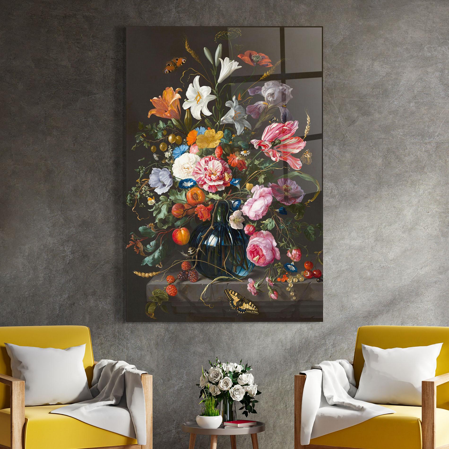 Стъклена картина Blossom Of Life mockup 4